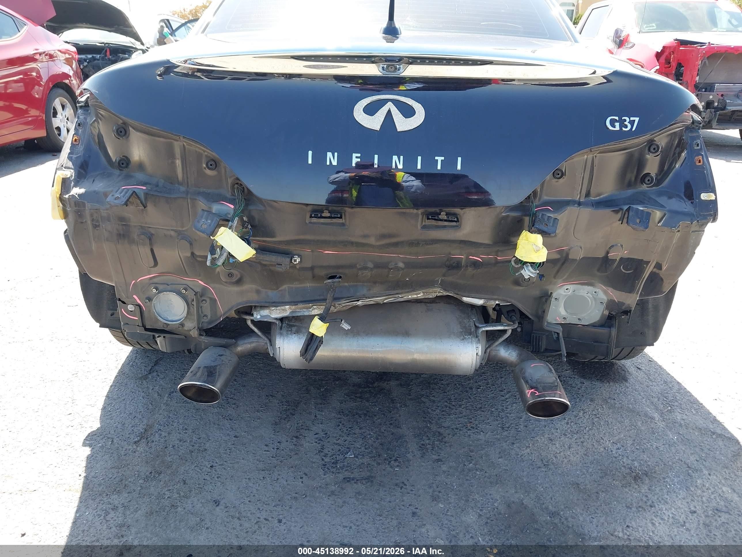 2013 Infiniti G37   Purple vin: JN1CV6FEXDM771443