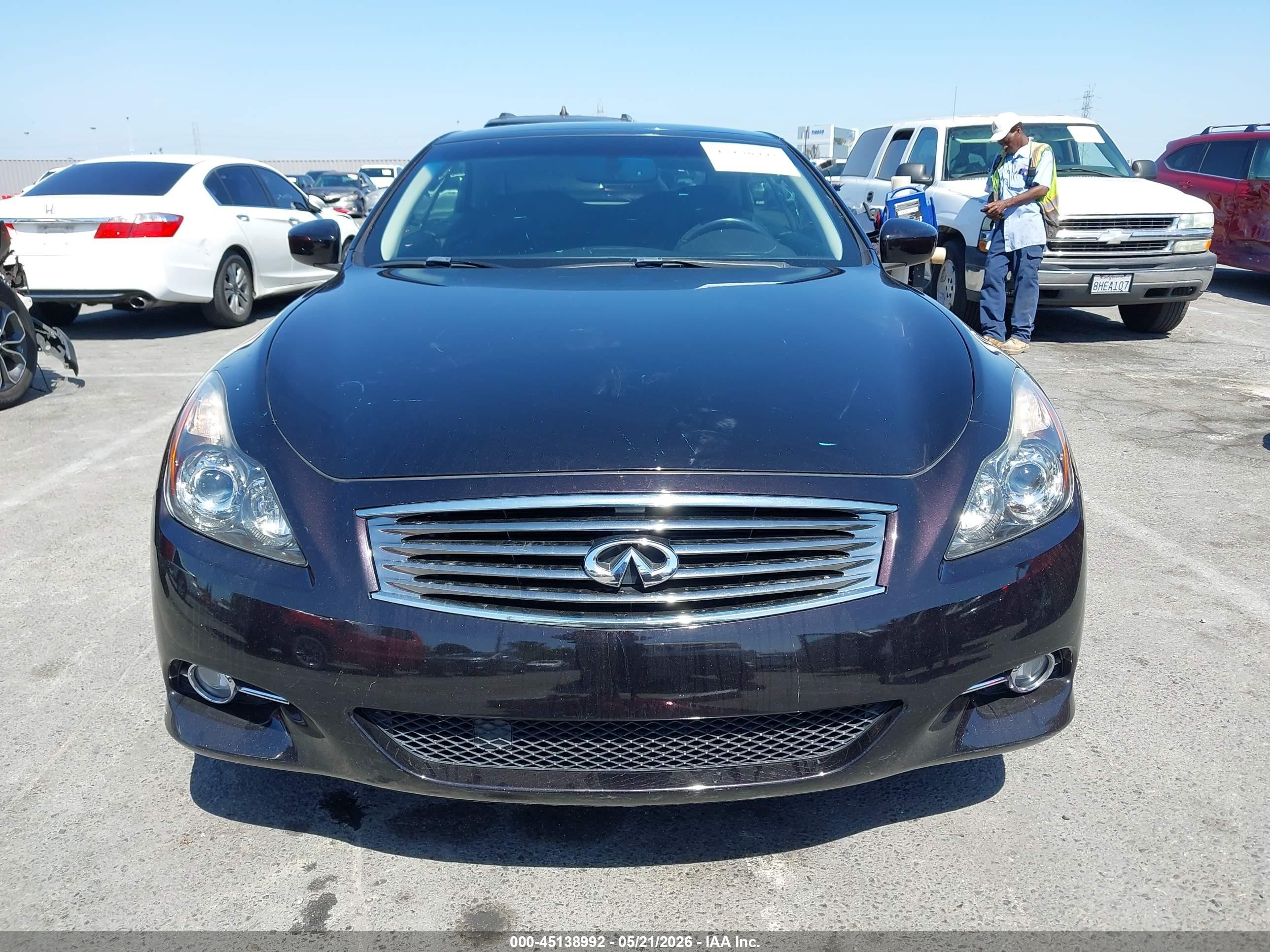 2013 Infiniti G37   Purple vin: JN1CV6FEXDM771443