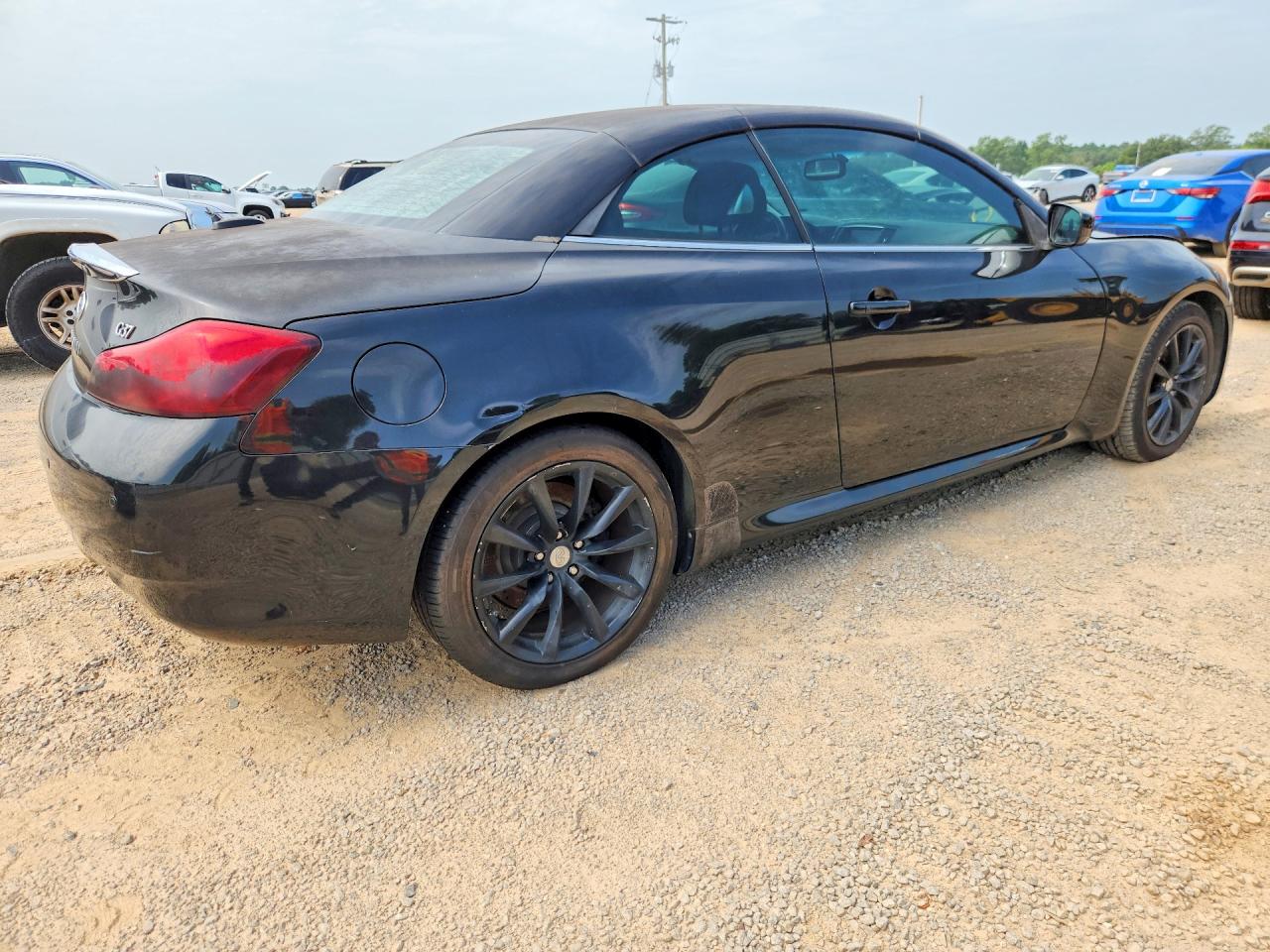 2013 Infiniti G37 Convertible Base Black vin: JN1CV6FEXDM772575