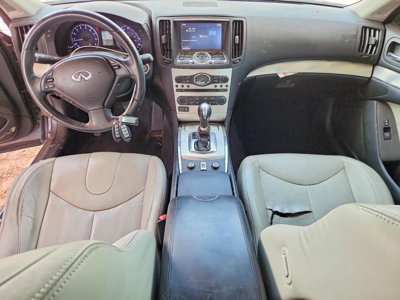 2014 Infiniti Q60 Convertible Base Gray vin: JN1CV6FEXEM900640