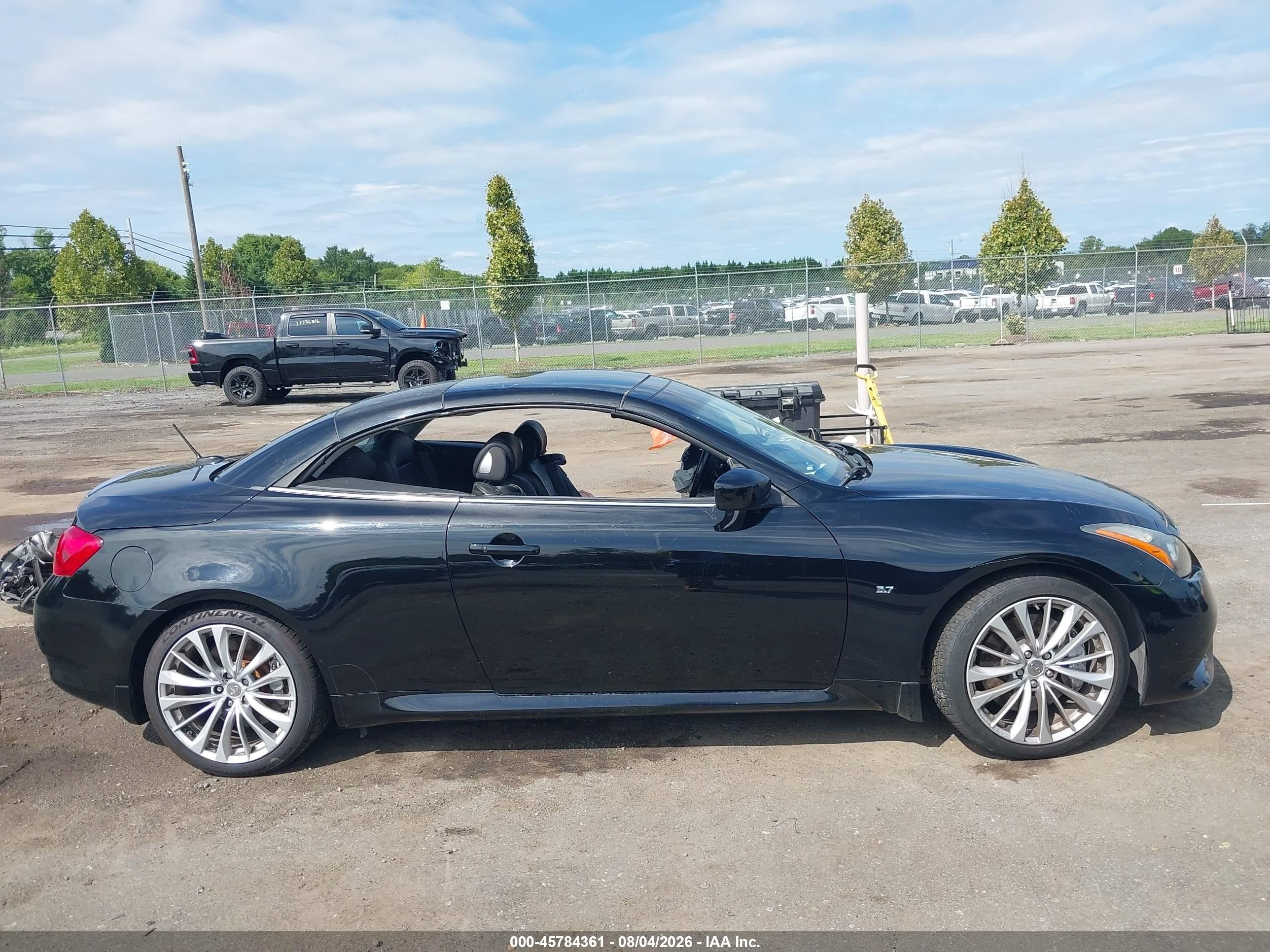 2014 Infiniti Q60   Черный vin: JN1CV6FEXEM902047