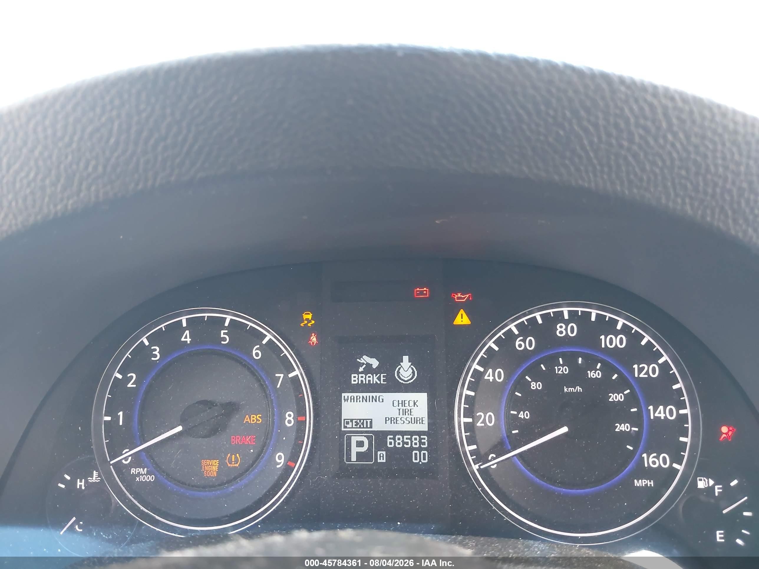 2014 Infiniti Q60   Черный vin: JN1CV6FEXEM902047