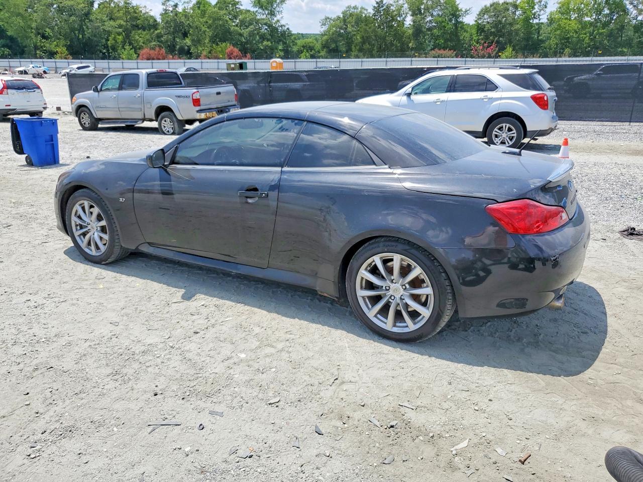 2015 Infiniti Q60 Convertible Base Black vin: JN1CV6FEXFM810129