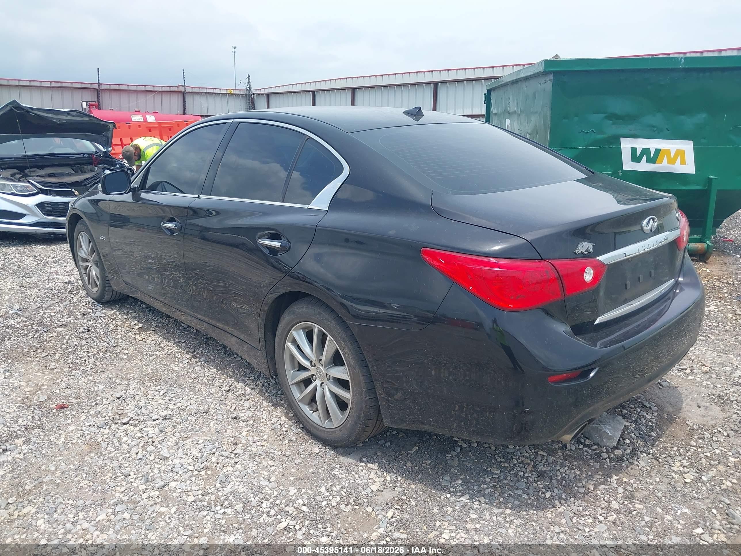 2016 Infiniti Q50 2.0t Base/2.0t Premium Black vin: JN1CV7AP0GM202460