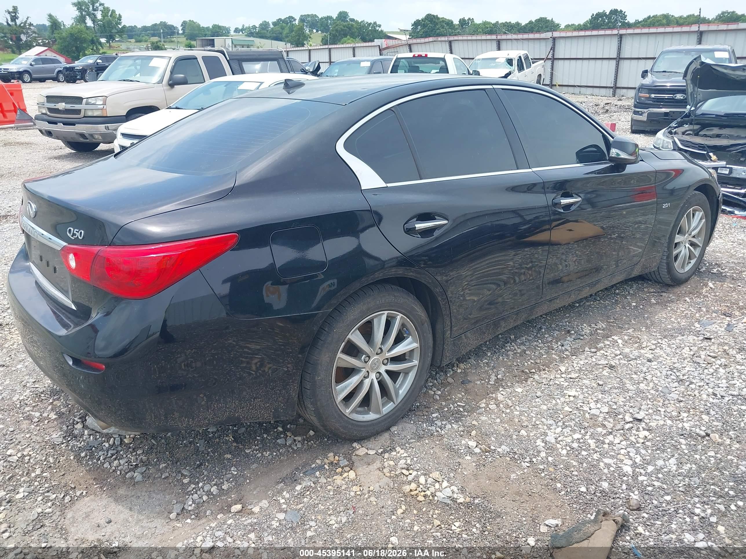 2016 Infiniti Q50 2.0t Base/2.0t Premium Black vin: JN1CV7AP0GM202460