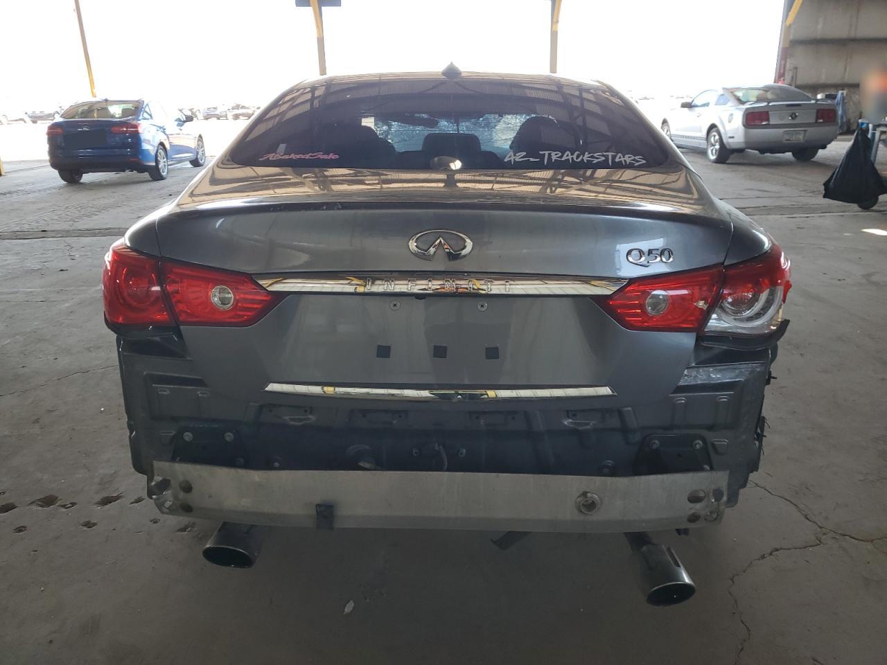 2016 Infiniti Q50 Base Gray vin: JN1CV7AP2GM200970