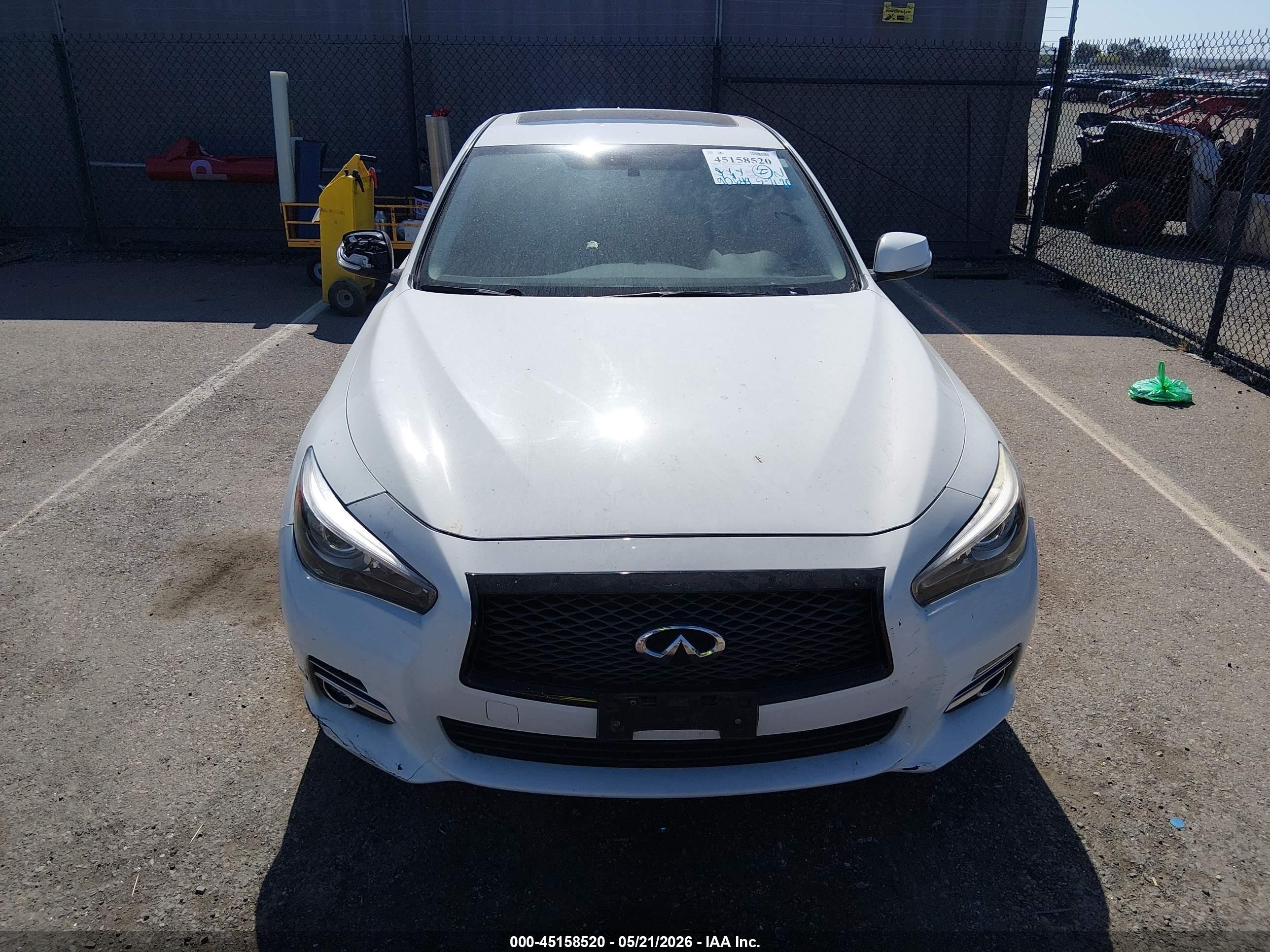 2017 Infiniti Q50 2.0t Base White vin: JN1CV7AP2HM642357