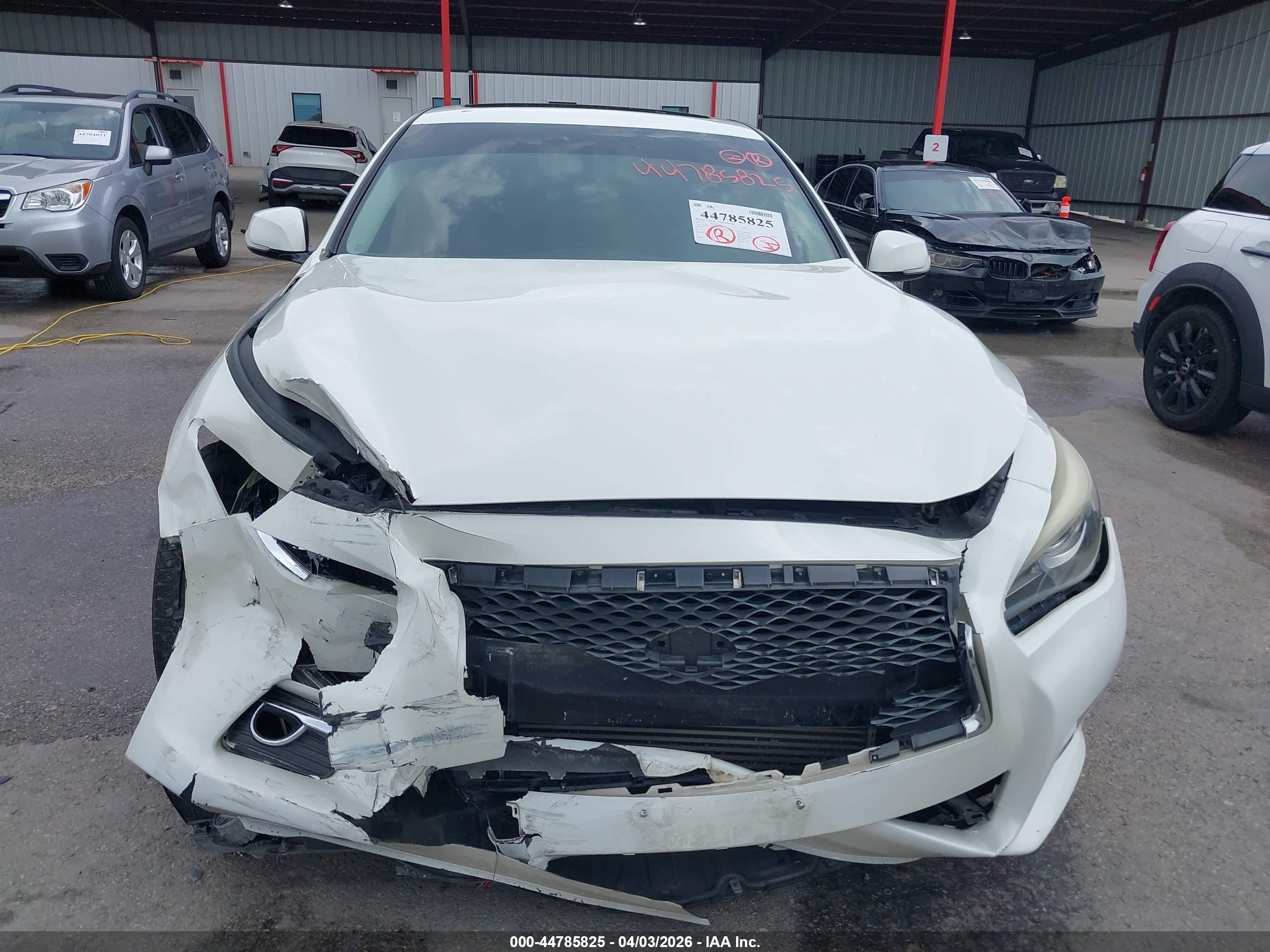 2017 Infiniti Q50 2.0t Premium White vin: JN1CV7AP4HM640562