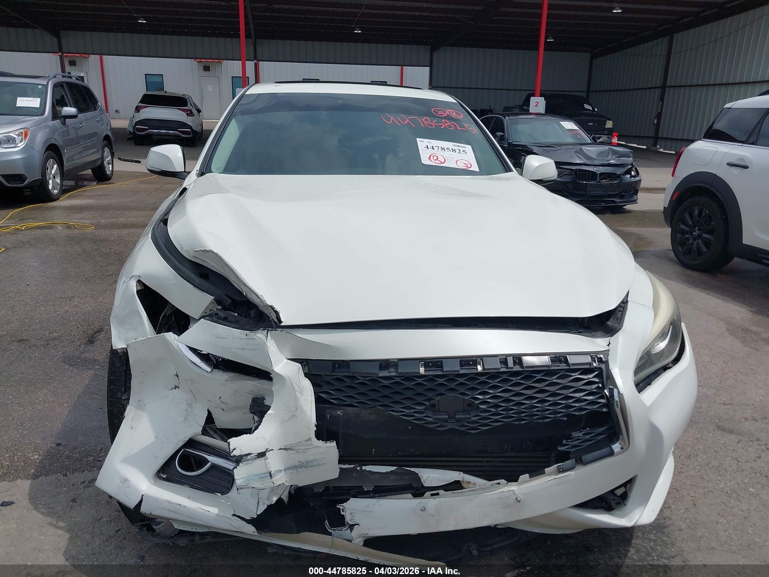 2017 Infiniti Q50 2.0t Premium White vin: JN1CV7AP4HM640562