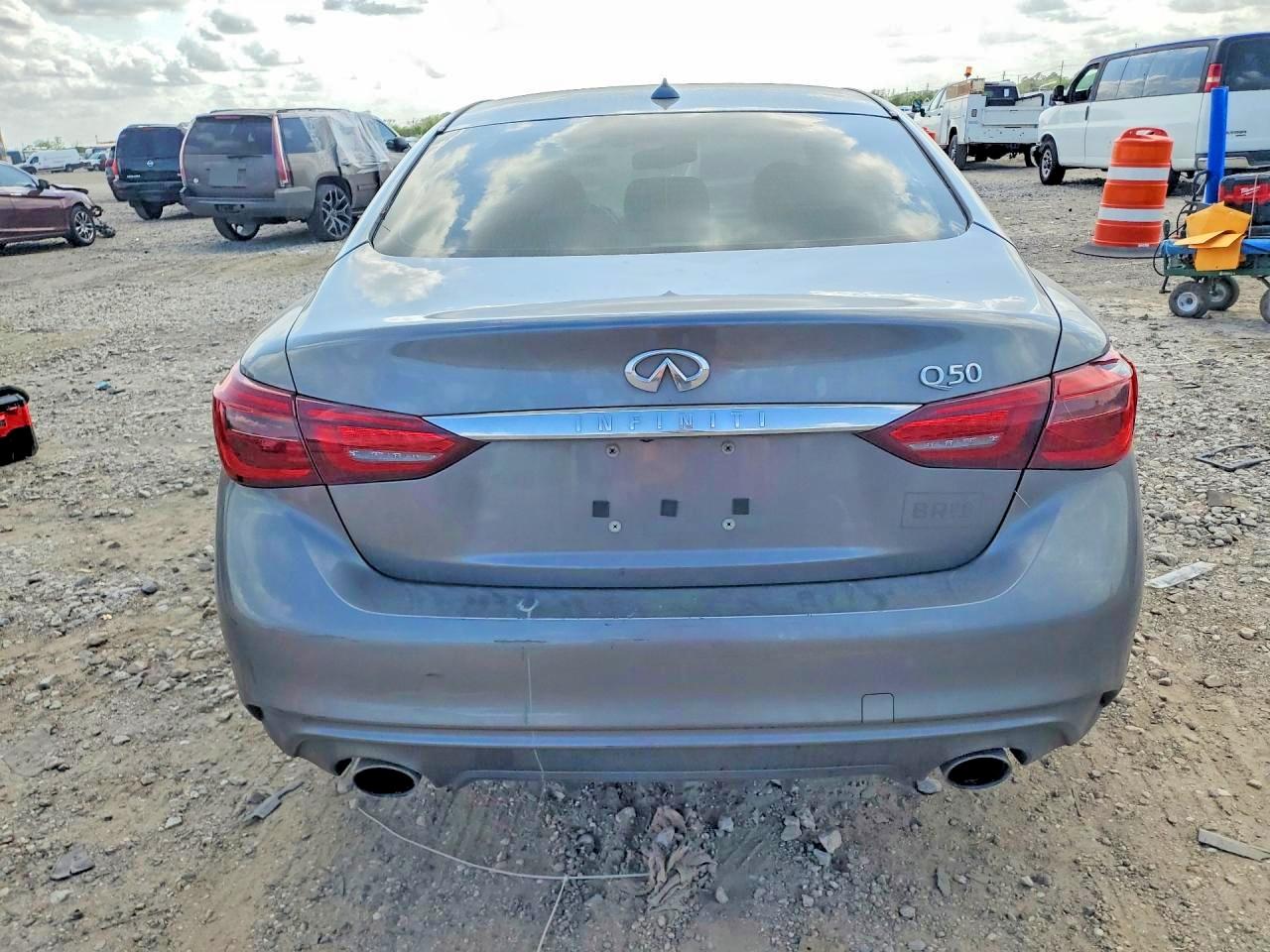 2018 Infiniti Q50 2.0t Pure Gray vin: JN1CV7AP5JM240239