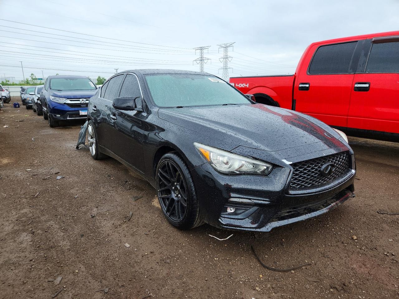 2018 Infiniti Q50 2.0t Pure Black vin: JN1CV7AP6JM240783