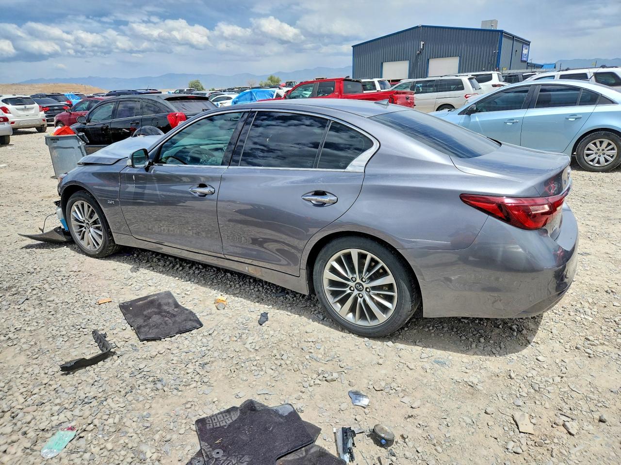 2018 Infiniti Q50 2.0t Pure Charcoal vin: JN1CV7AR2JM280764