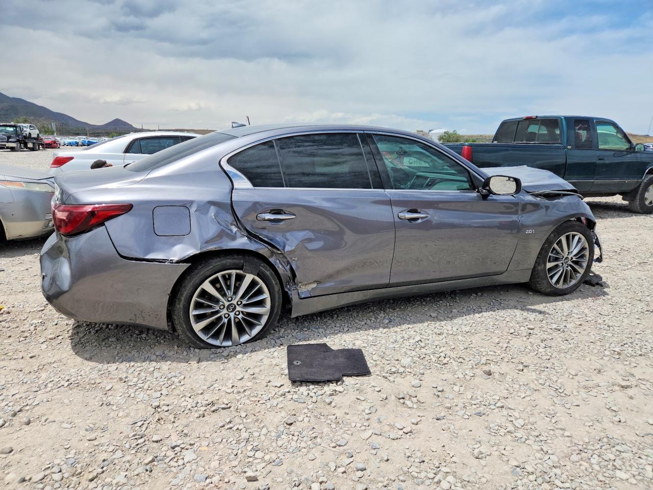 2018 Infiniti Q50 2.0t Pure Charcoal vin: JN1CV7AR2JM280764