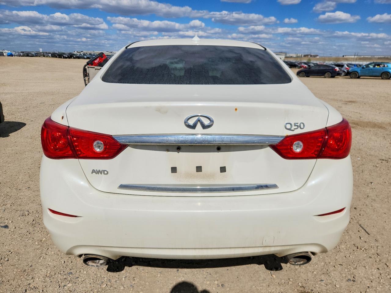 2016 Infiniti Q50 2.0t Белый vin: JN1CV7AR5GM252675
