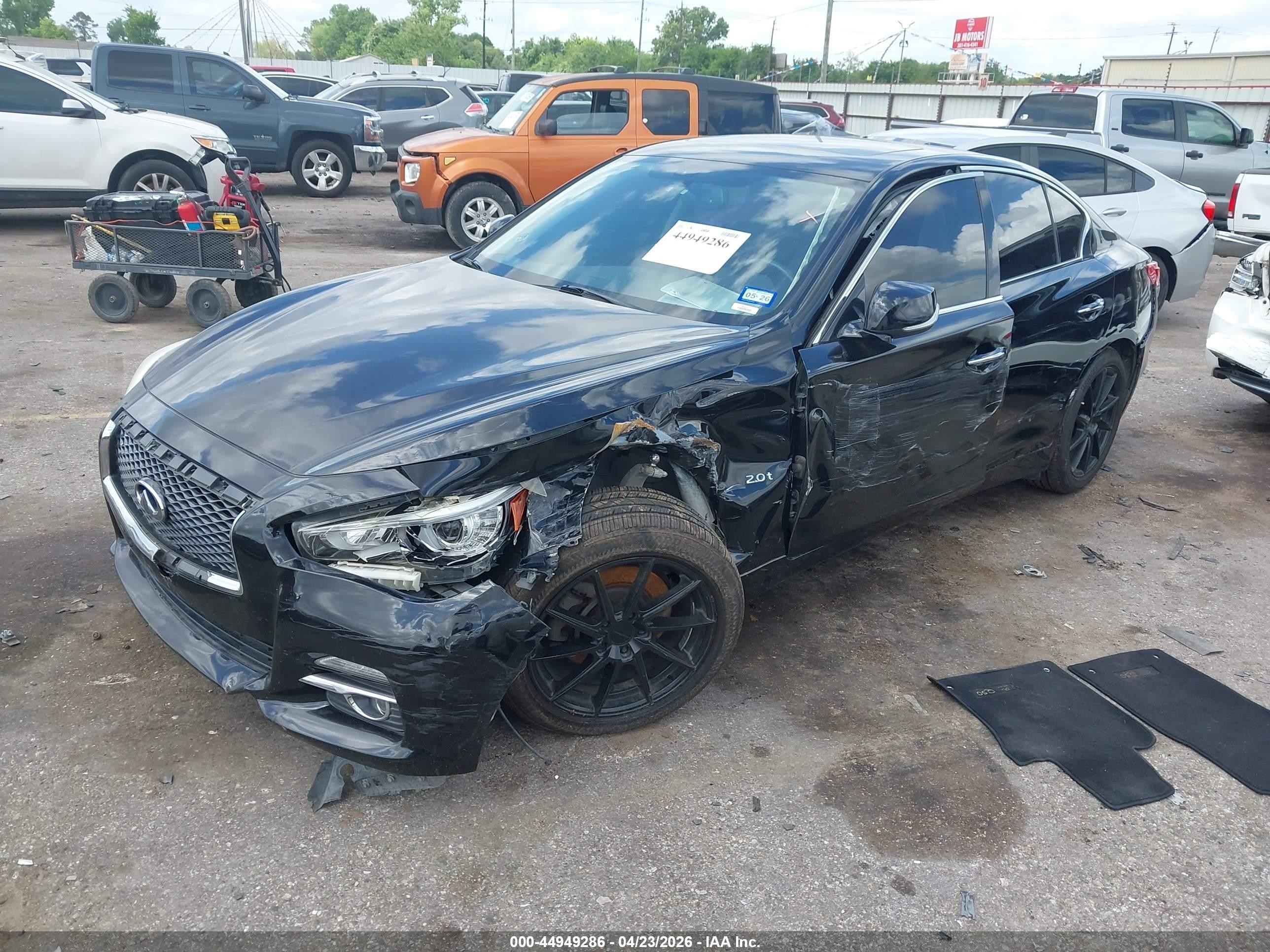 2017 Infiniti Q50 2.0t Base Black vin: JN1CV7AR9HM681769
