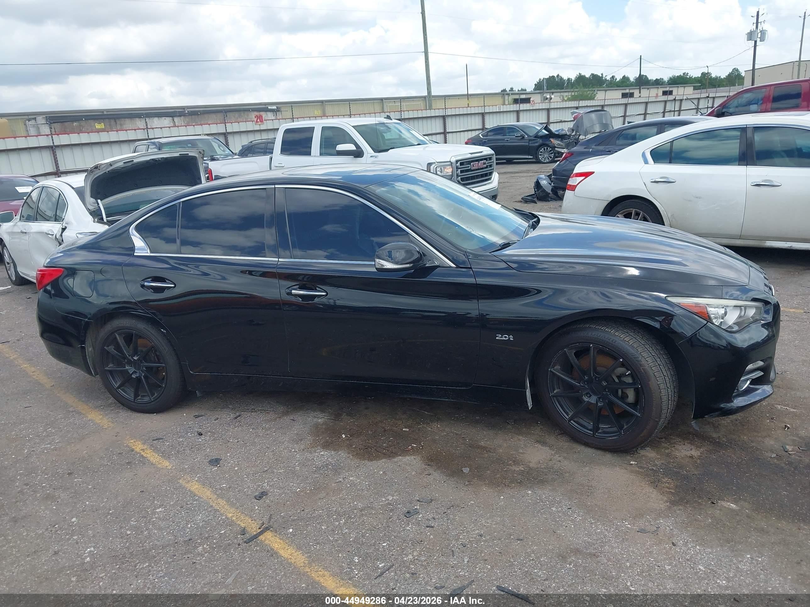 2017 Infiniti Q50 2.0t Base Black vin: JN1CV7AR9HM681769