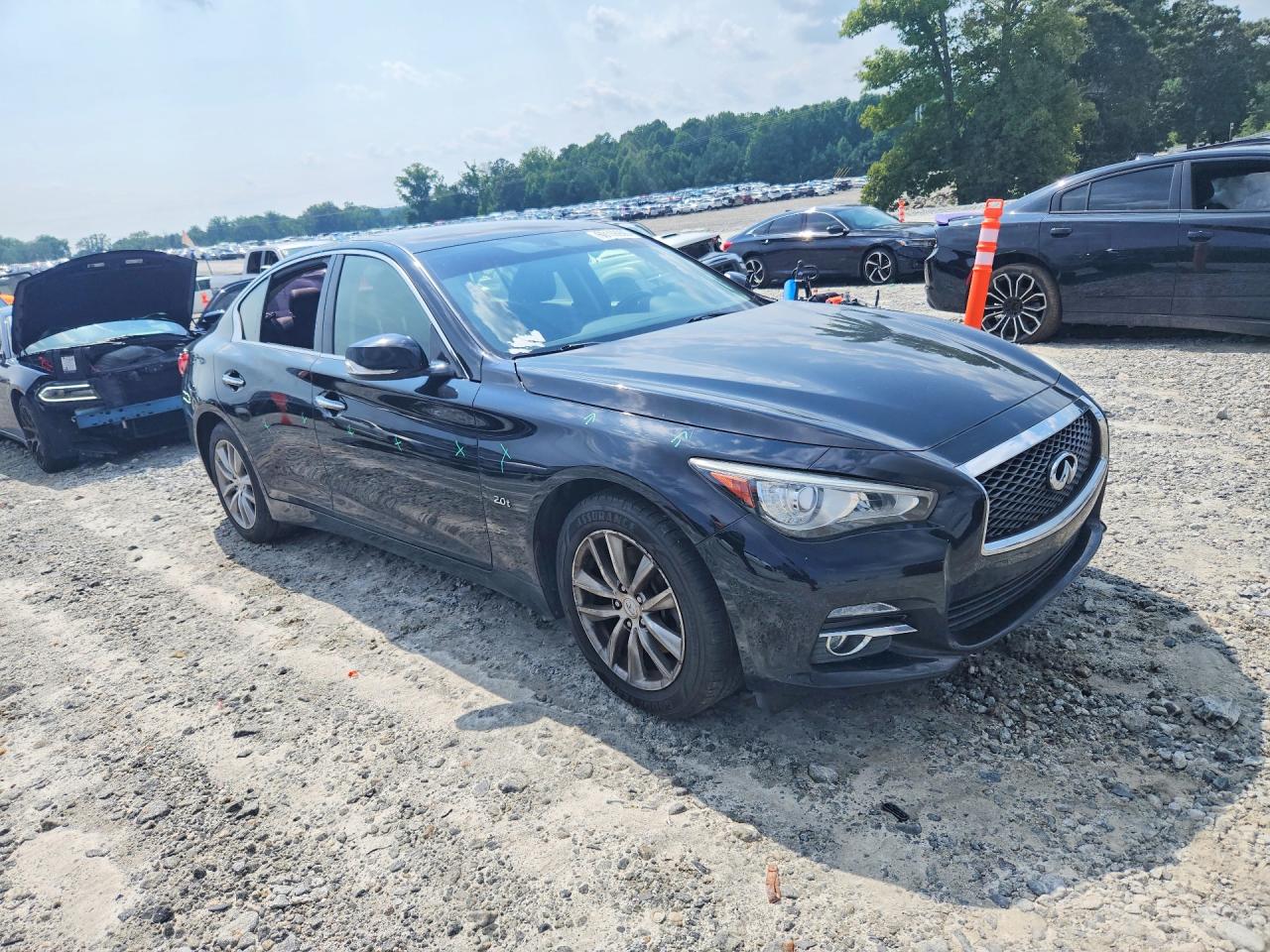 2017 Infiniti Q50 2.0t Black vin: JN1CV7AR9HM682114
