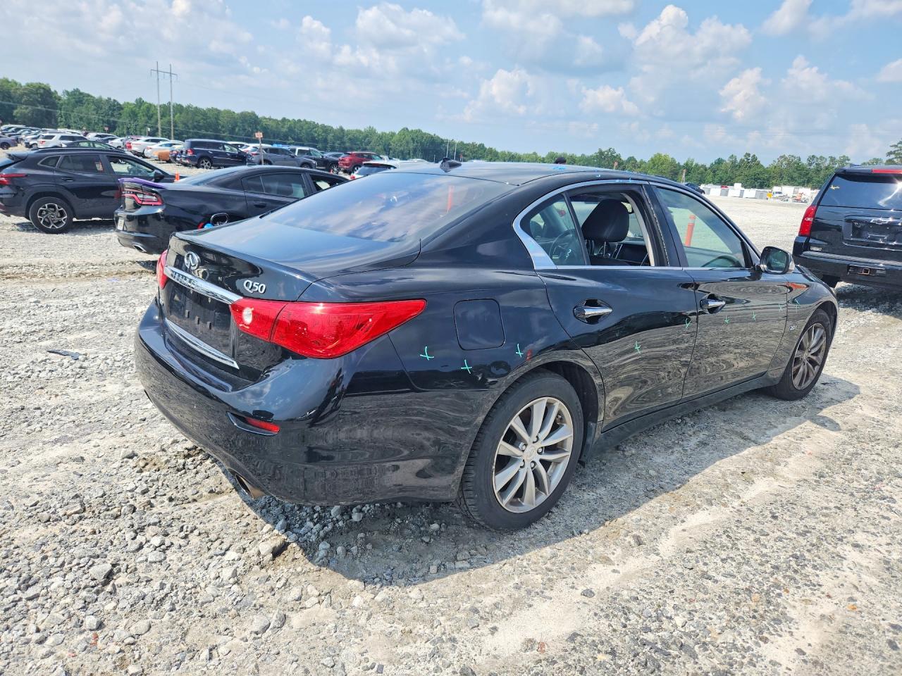 2017 Infiniti Q50 2.0t Black vin: JN1CV7AR9HM682114