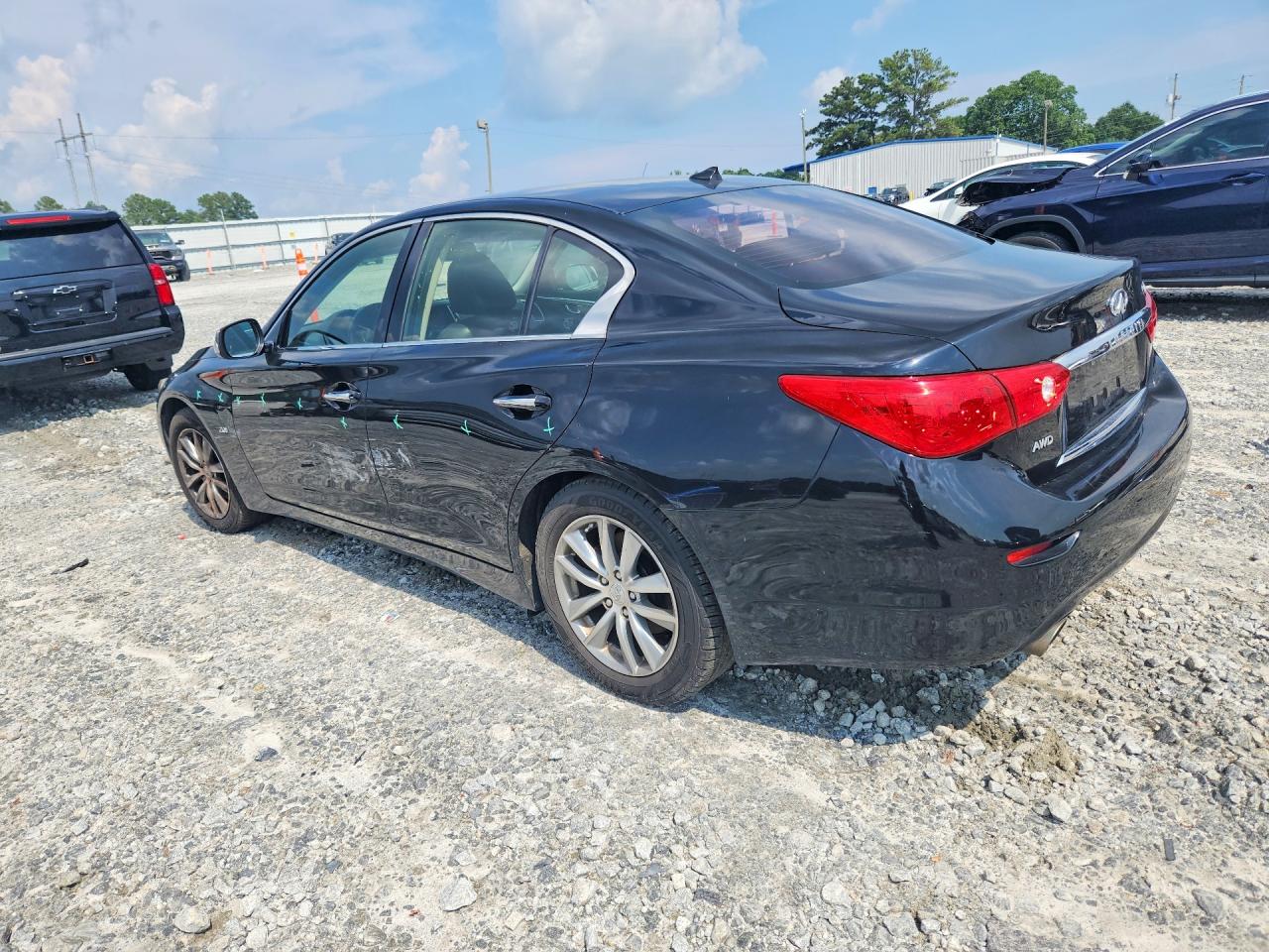 2017 Infiniti Q50 2.0t Black vin: JN1CV7AR9HM682114