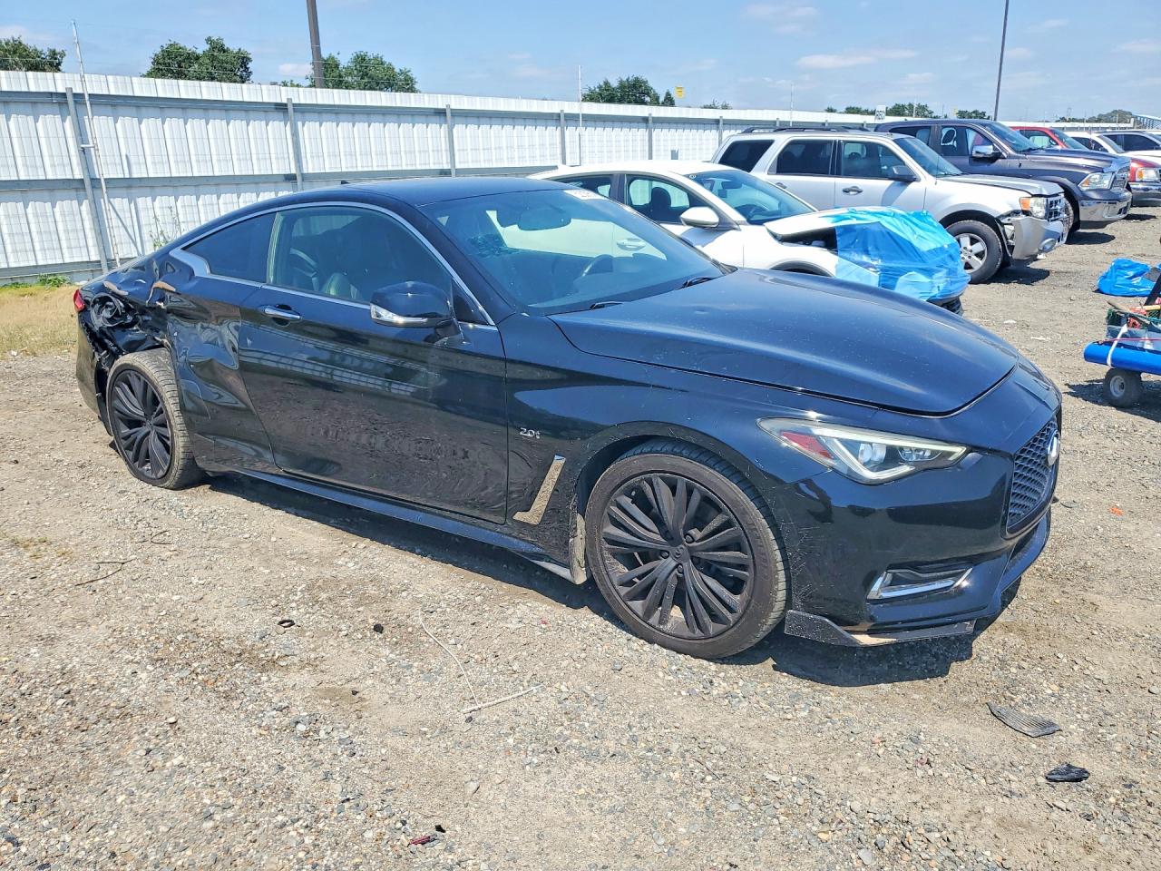 2017 Infiniti Q60 2.0t Premium Черный vin: JN1CV7EK5HM110468