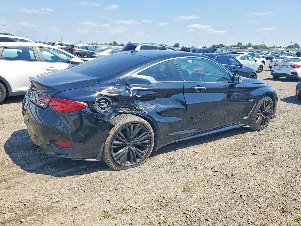 2017 Infiniti Q60 2.0t Premium Черный vin: JN1CV7EK5HM110468