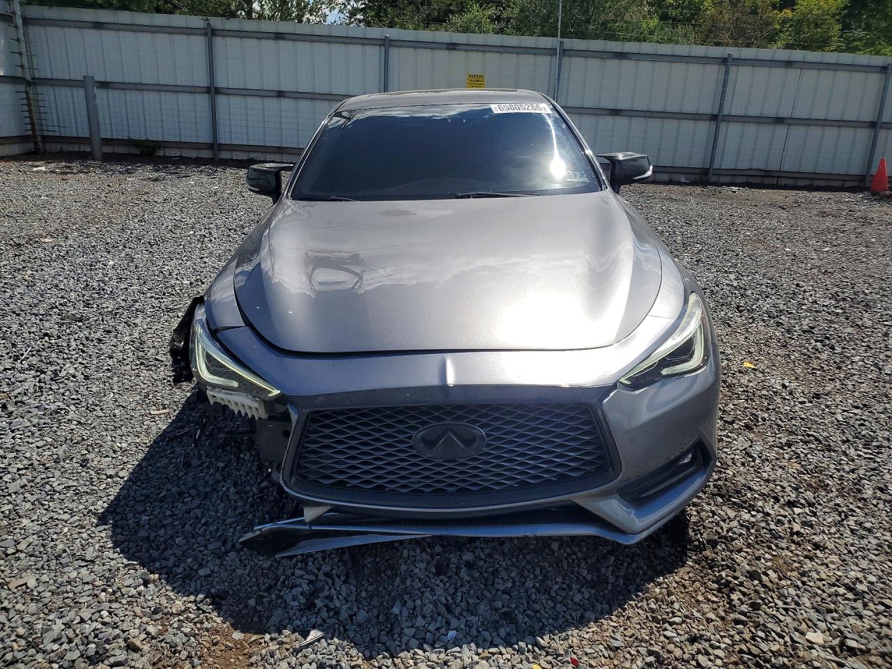 2017 Infiniti Q60 2.0t Gray vin: JN1CV7EL2HM320972