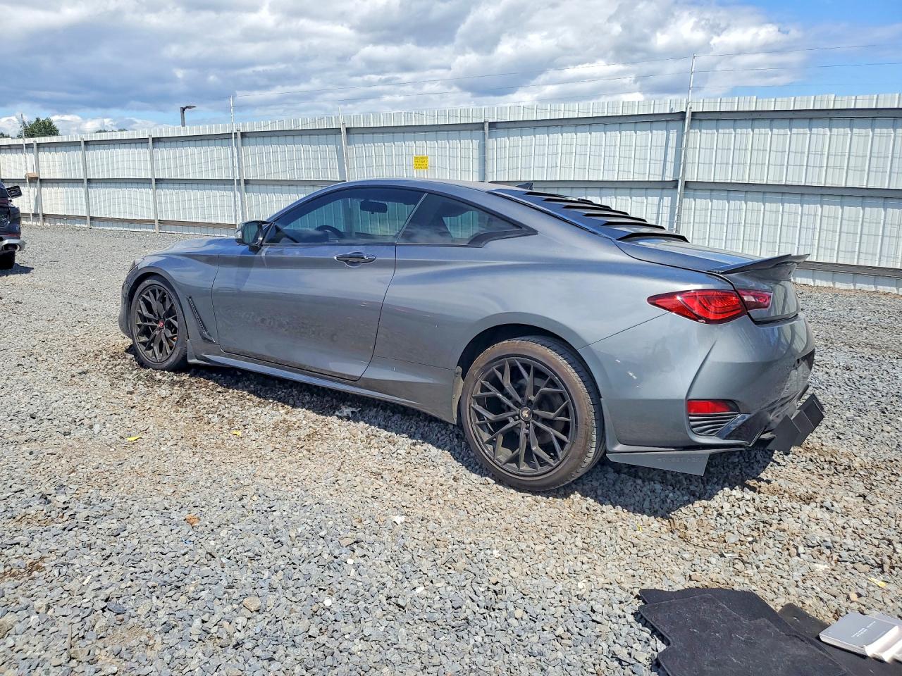 2017 Infiniti Q60 2.0t Gray vin: JN1CV7EL2HM320972