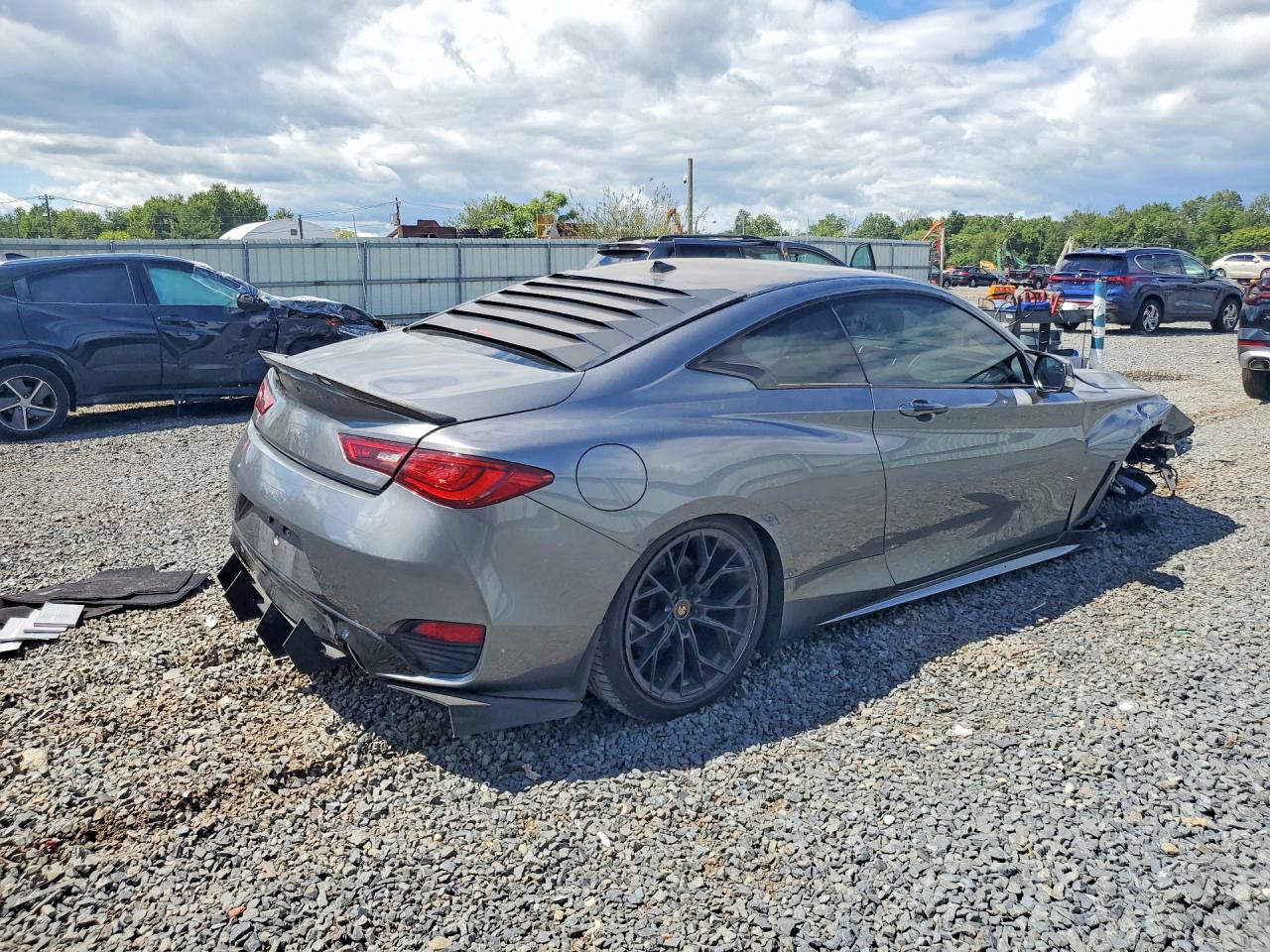 2017 Infiniti Q60 2.0t Gray vin: JN1CV7EL2HM320972