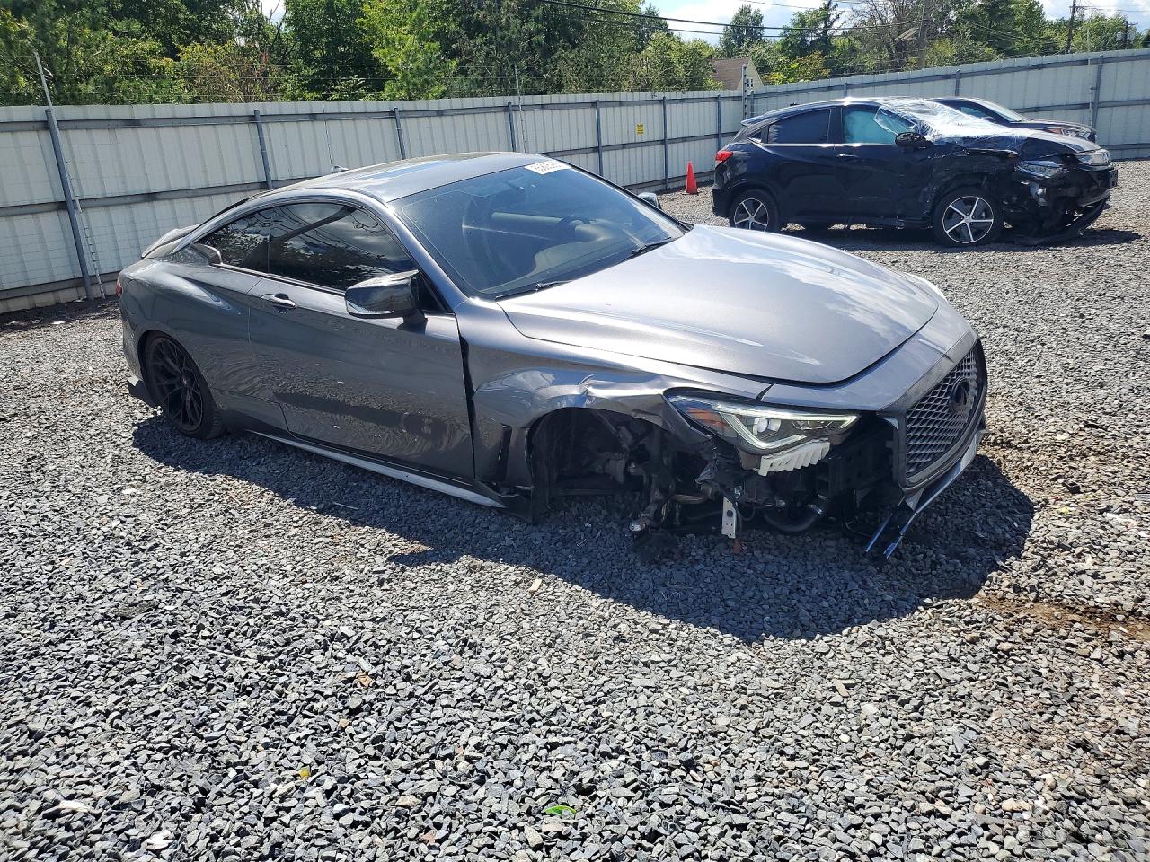 2017 Infiniti Q60 2.0t Gray vin: JN1CV7EL2HM320972