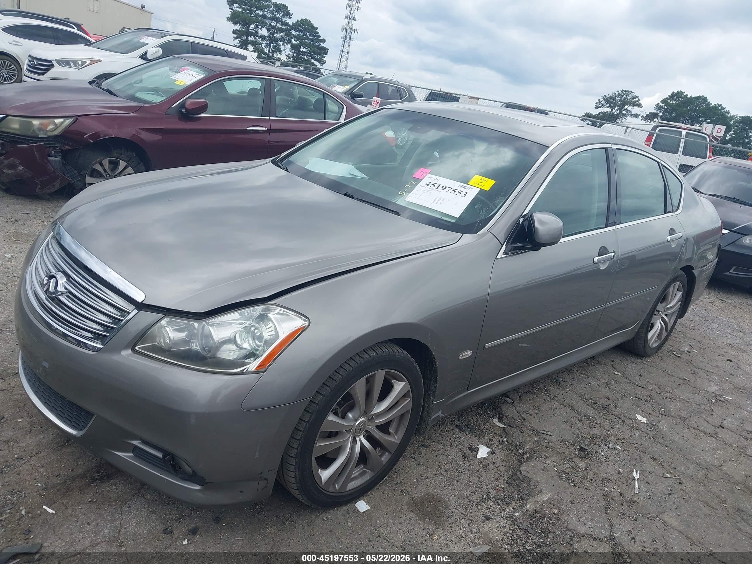 2010 Infiniti M35   Серый vin: JN1CY0AP4AM911575