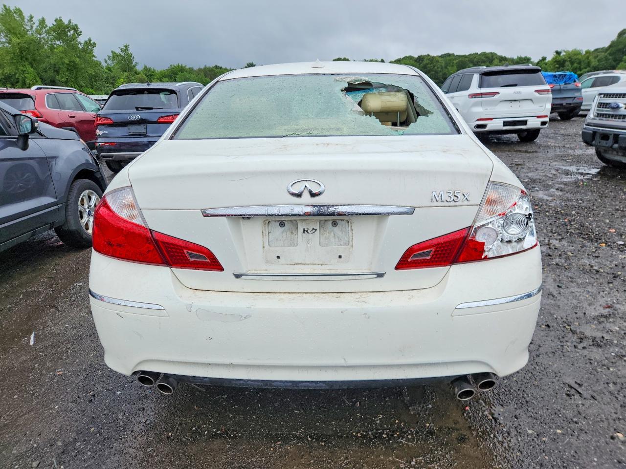 2010 Infiniti M35 X White vin: JN1CY0AR1AM960931