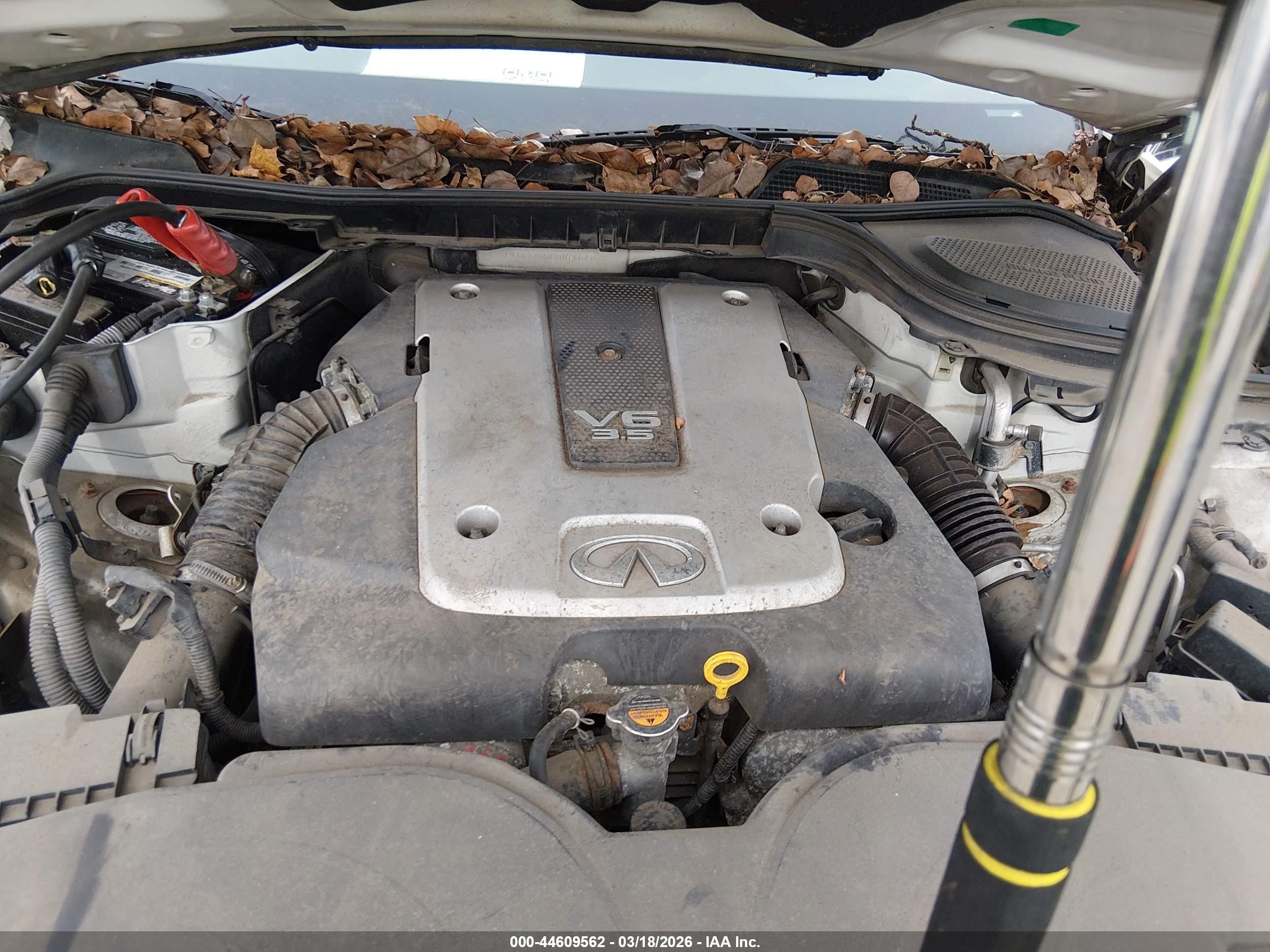 2010 Infiniti M35x   White vin: JN1CY0AR2AM961828