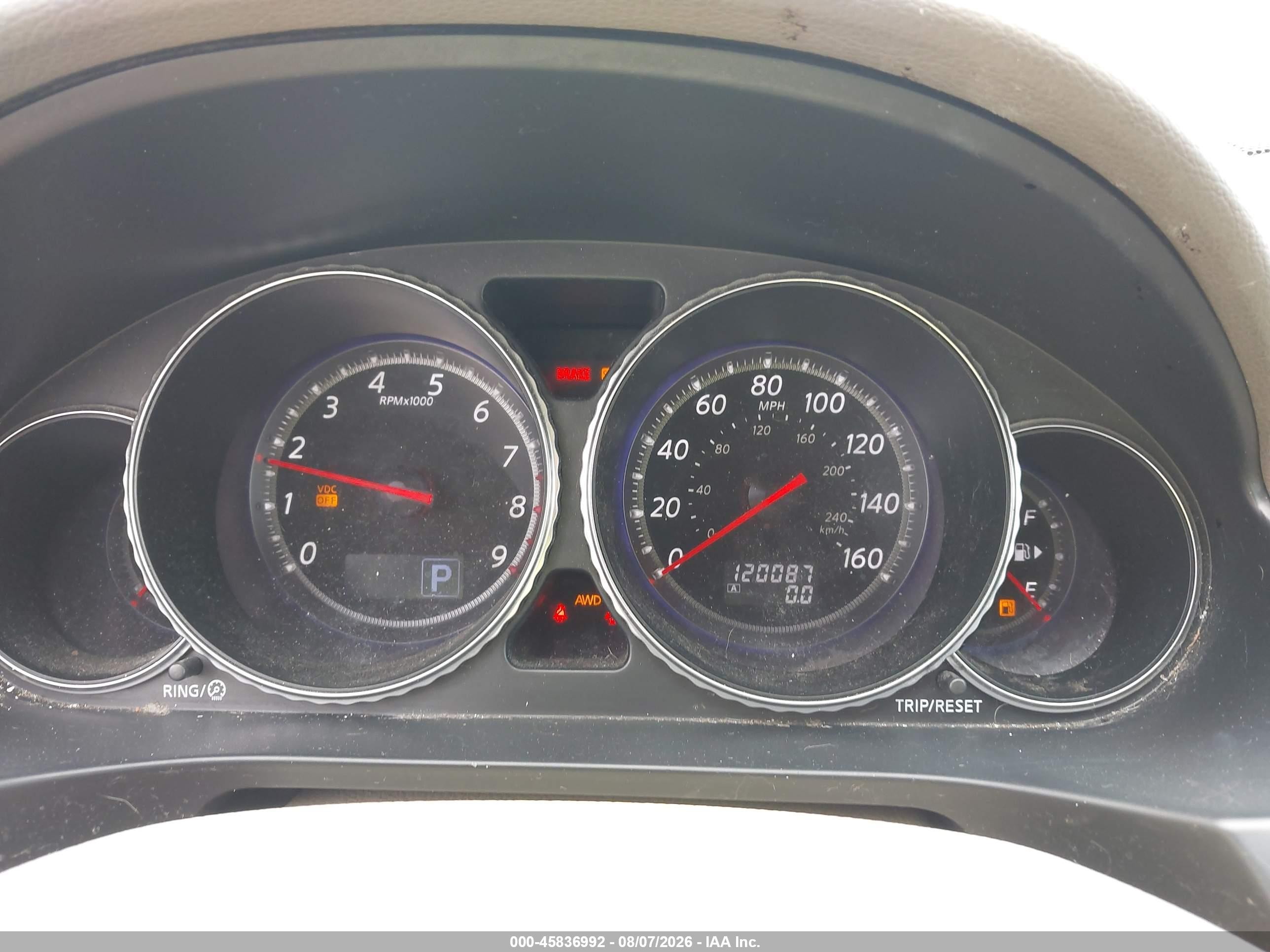2010 Infiniti M35x   White vin: JN1CY0AR4AM960499
