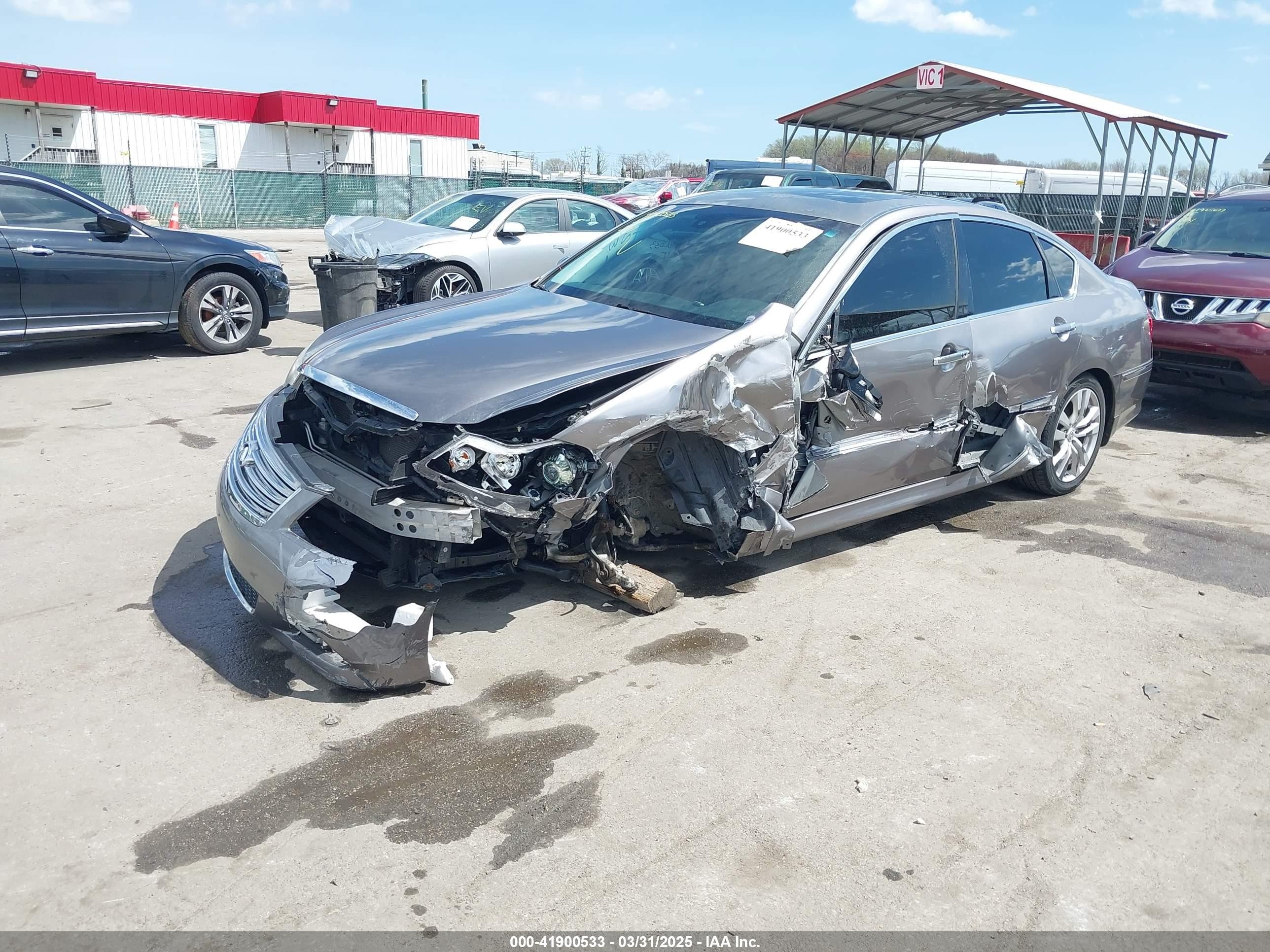 2010 Infiniti M35x   Gray vin: JN1CY0AR6AM961315
