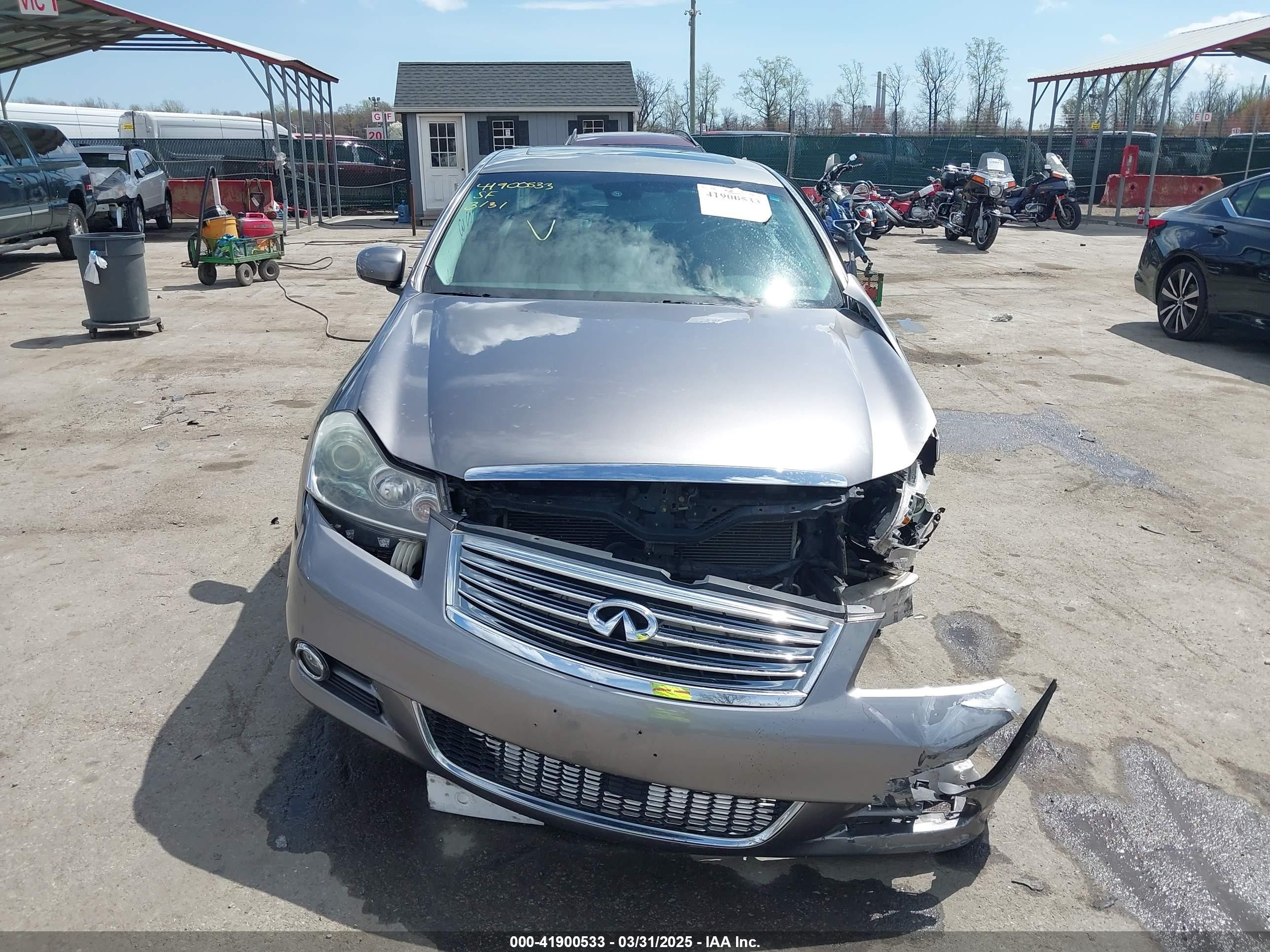 2010 Infiniti M35x   Gray vin: JN1CY0AR6AM961315