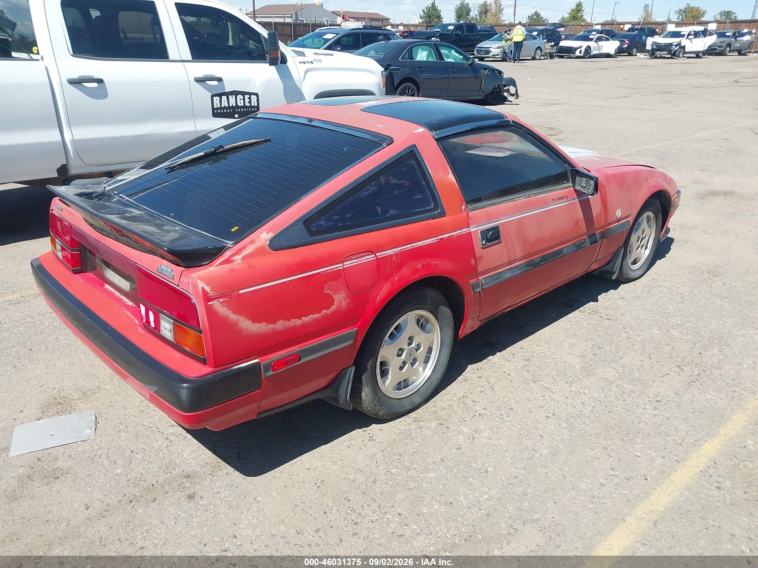 1984 Datsun 300zx   Red vin: JN1CZ14S6EX003426