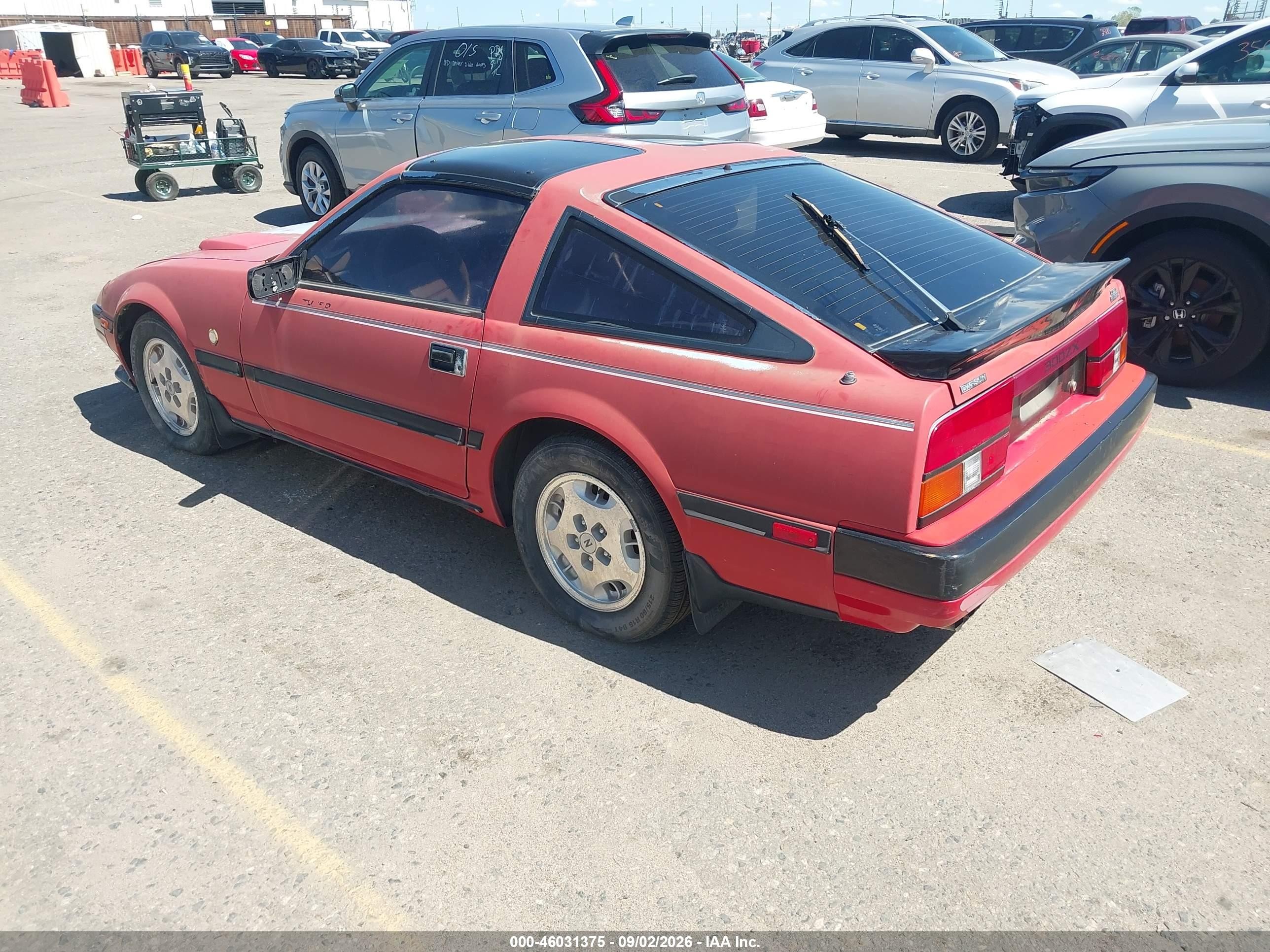 1984 Datsun 300zx   Red vin: JN1CZ14S6EX003426