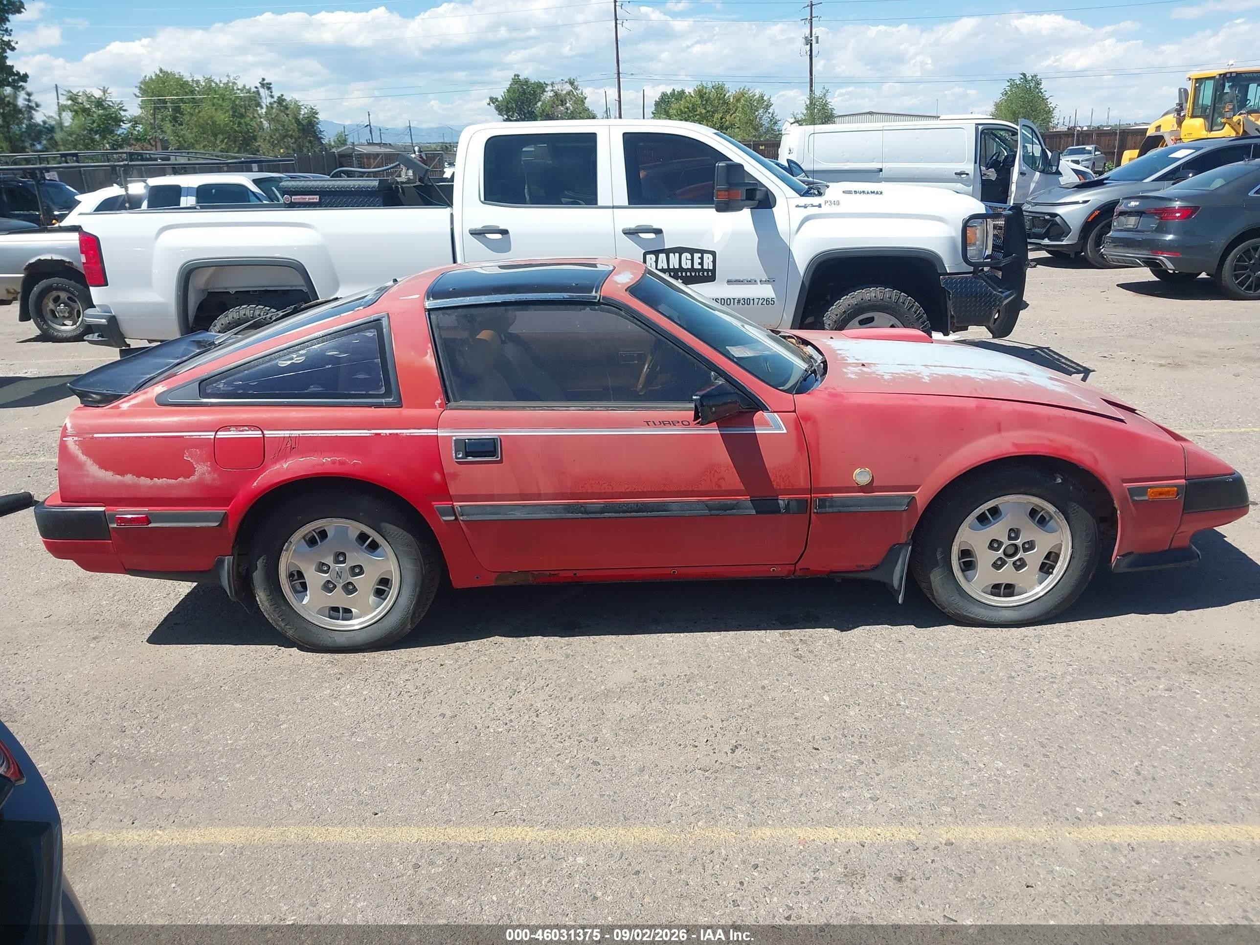 1984 Datsun 300zx   Red vin: JN1CZ14S6EX003426