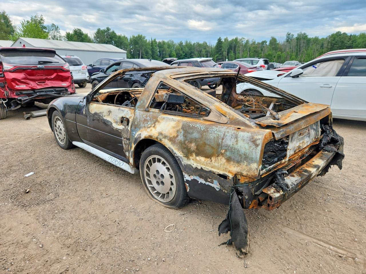 1986 Nissan 300zx Turbo Charcoal vin: JN1CZ14S9GX105693