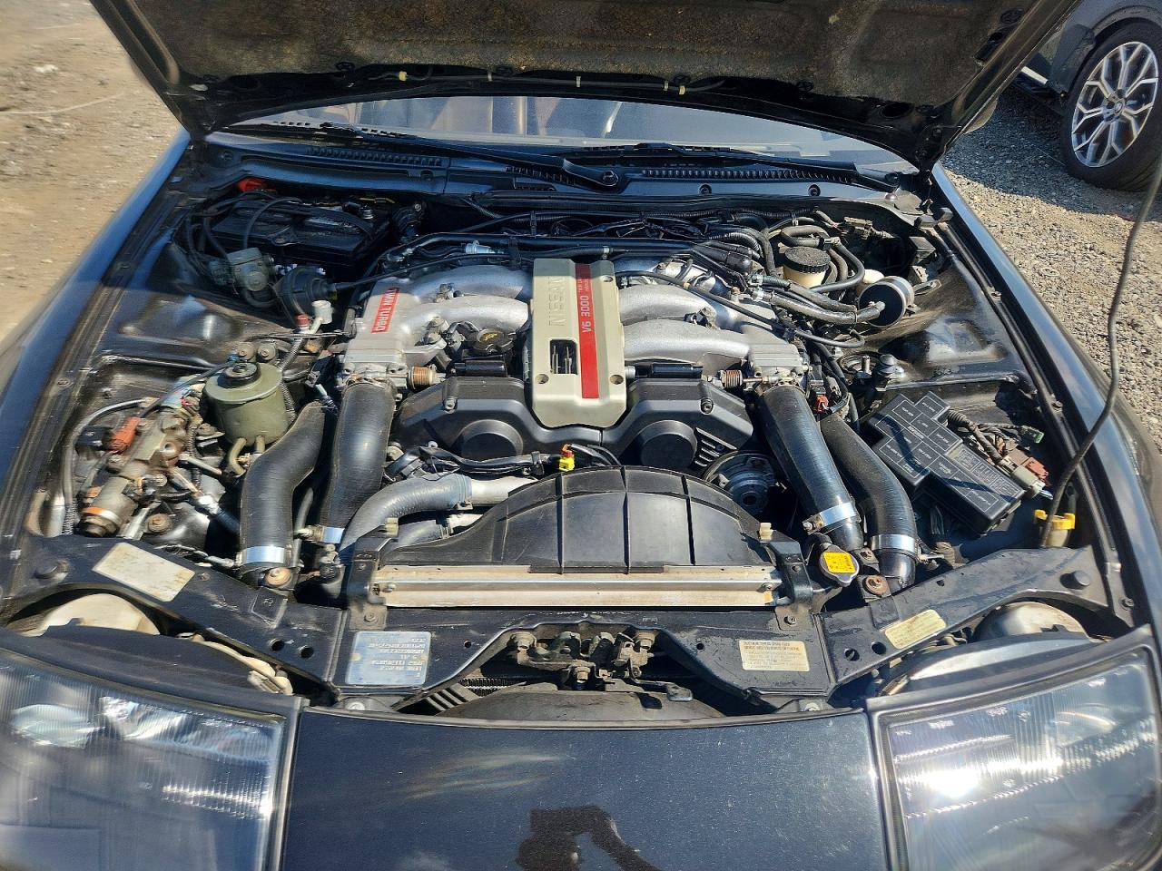 1990 Nissan 300zx Turbo Black vin: JN1CZ24A0LX001620