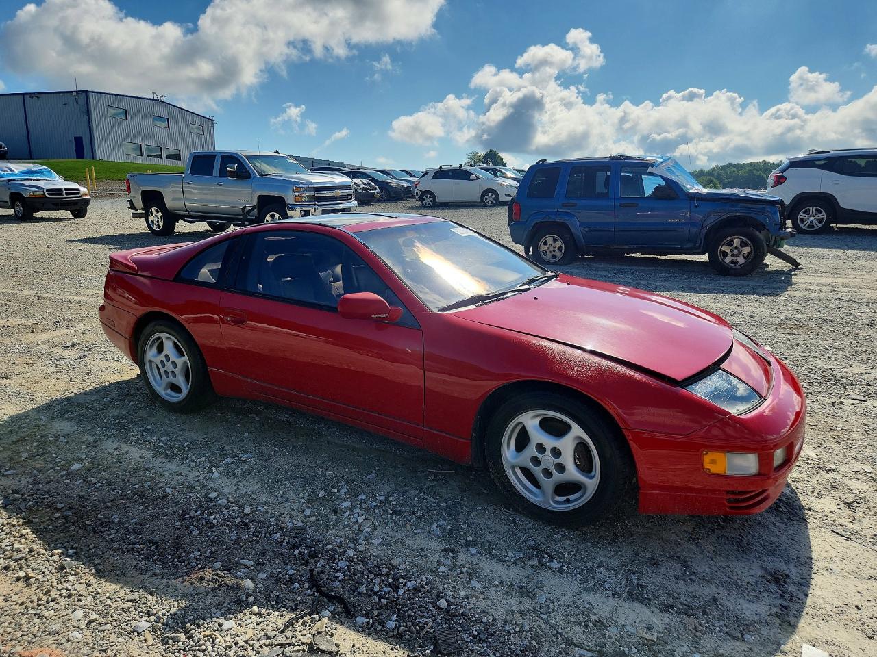 1990 Nissan 300zx Turbo Red vin: JN1CZ24A4LX005718