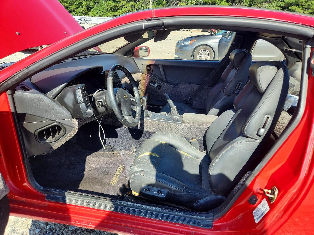 1990 Nissan 300zx Turbo Red vin: JN1CZ24A4LX005718