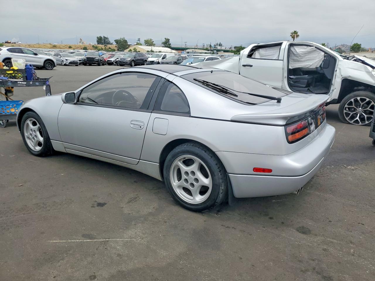 1990 Nissan 300zx Turbo Silver vin: JN1CZ24A7LX002747