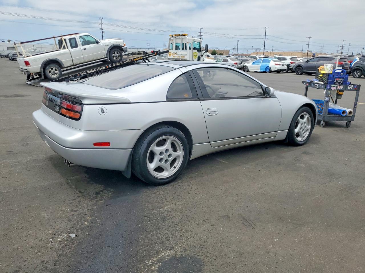 1990 Nissan 300zx Turbo Silver vin: JN1CZ24A7LX002747