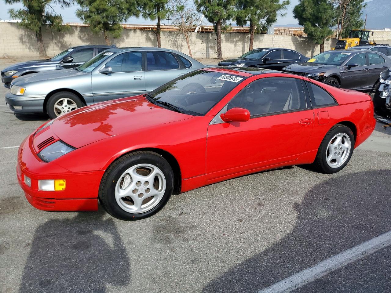 1990 Nissan 300zx Turbo Red vin: JN1CZ24A9LX005326