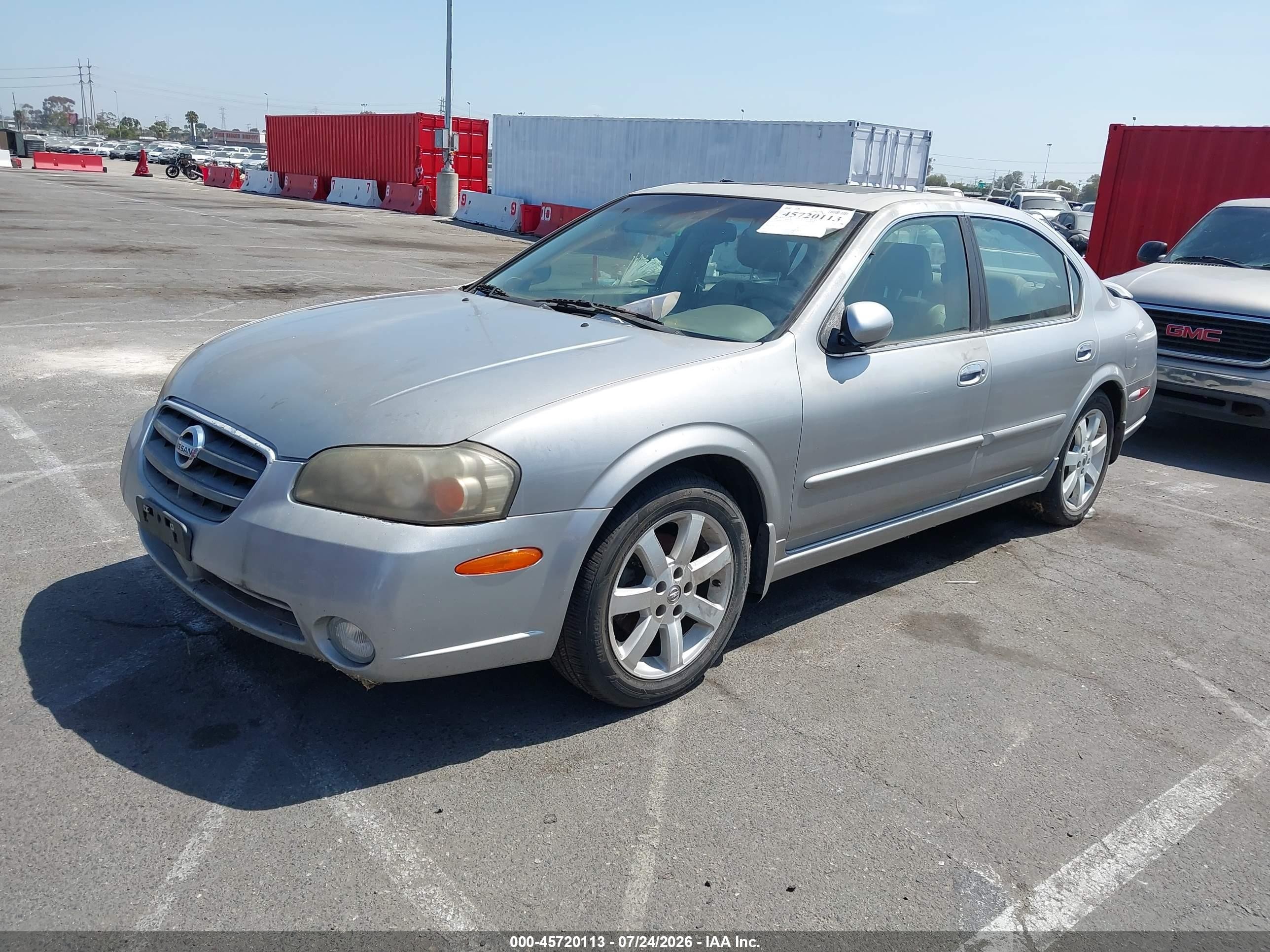 2003 Nissan Maxima Gle Silver vin: JN1DA31A23T415592