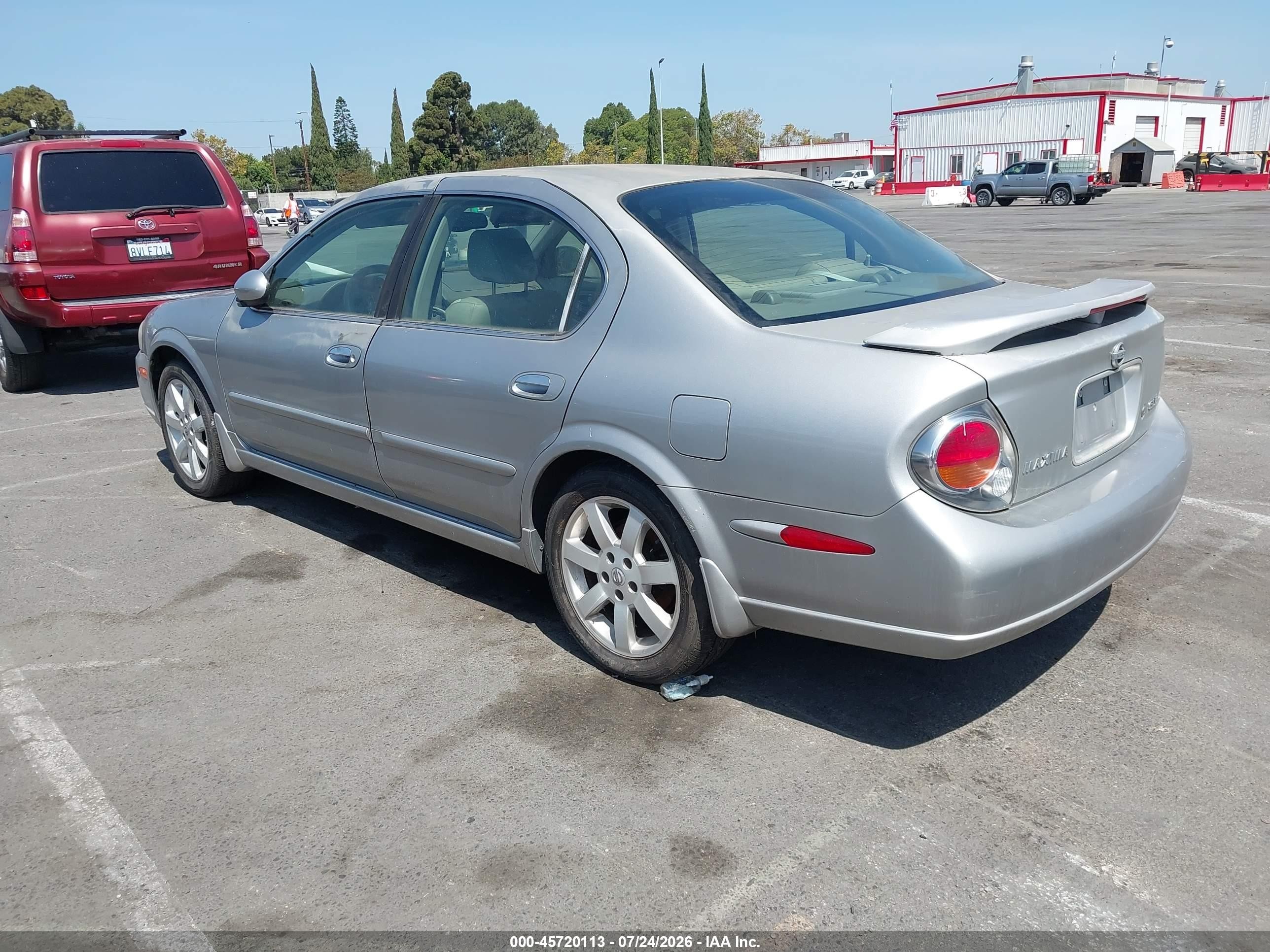 2003 Nissan Maxima Gle Silver vin: JN1DA31A23T415592