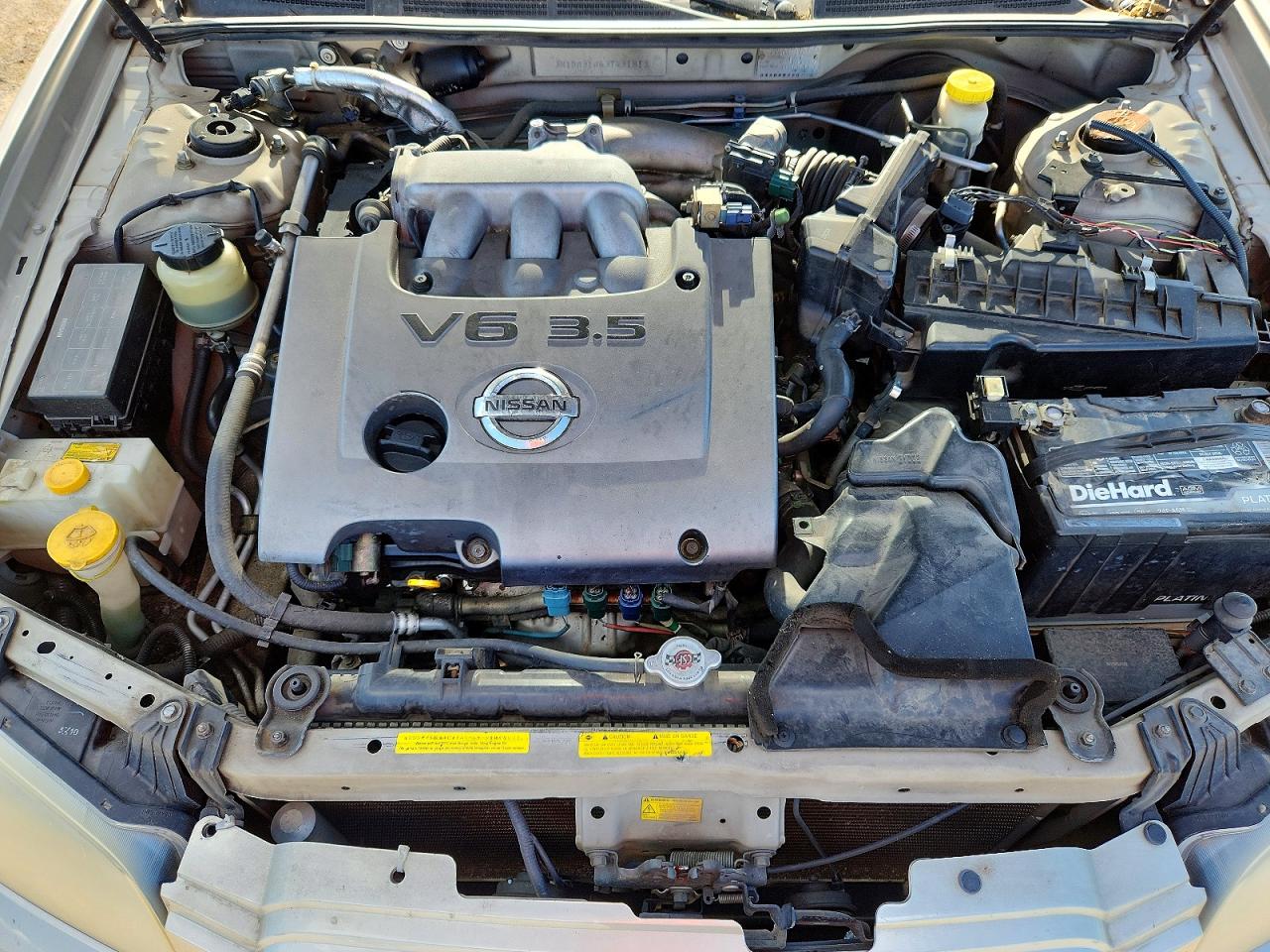 2003 Nissan Maxima Gxe Tan vin: JN1DA31A63T431813