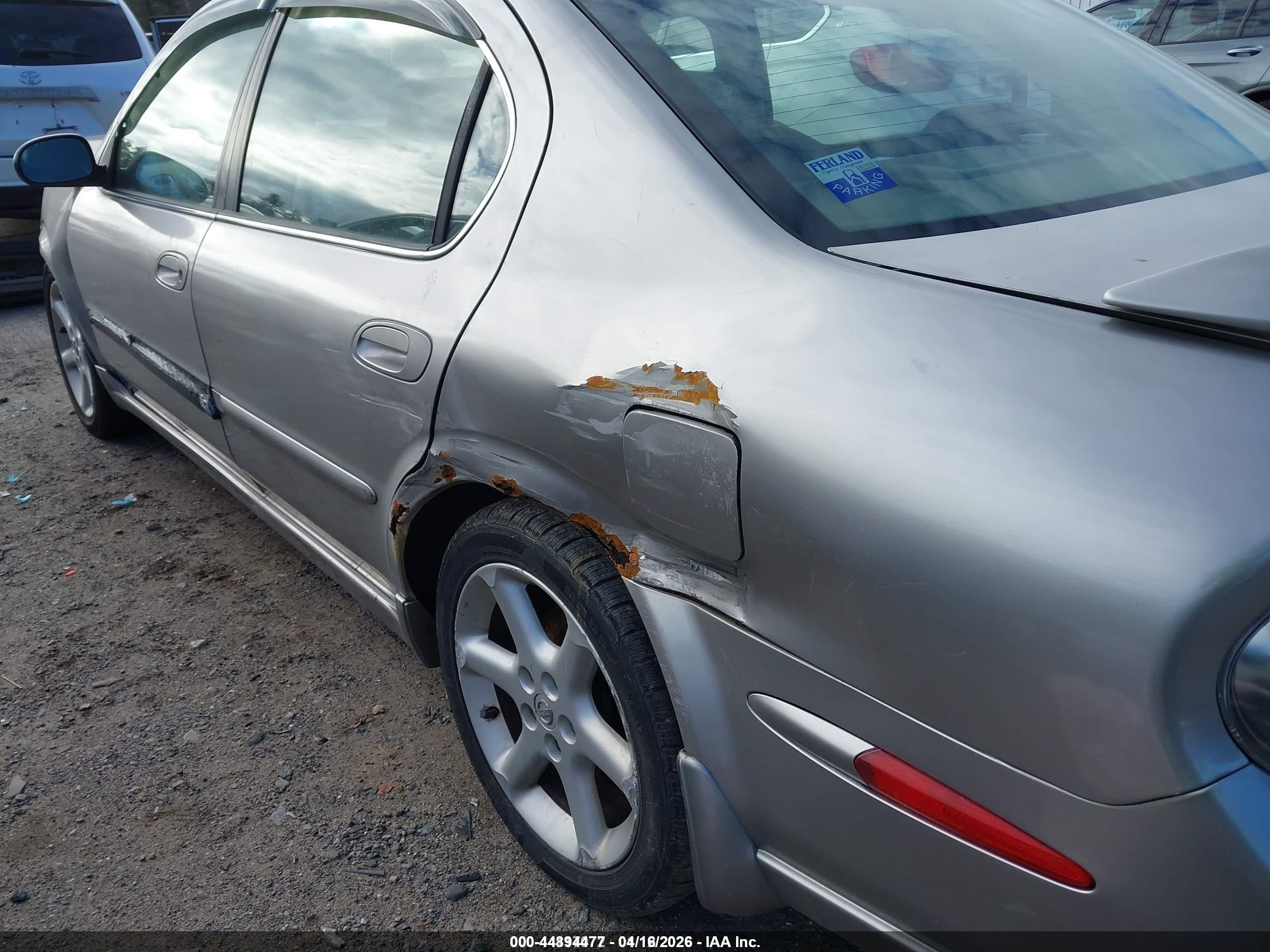 2002 Nissan Maxima Se Gray vin: JN1DA31A82T306861