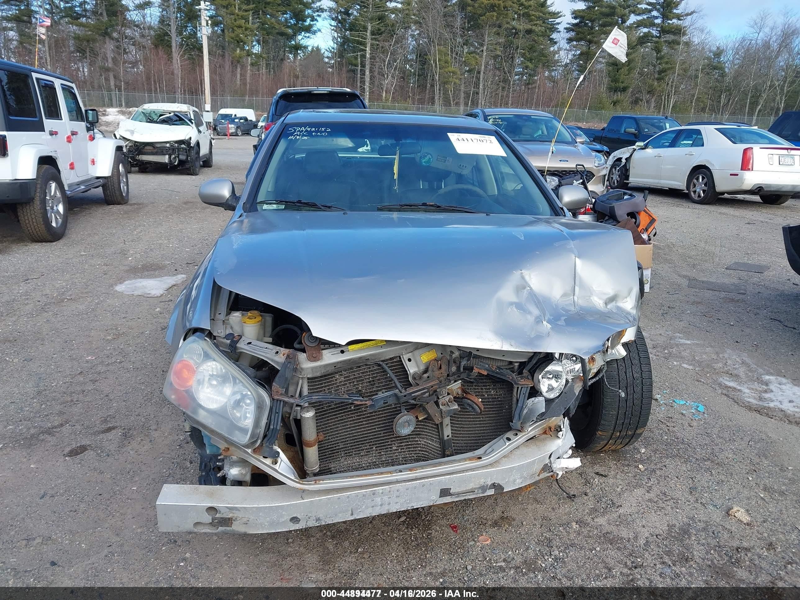 2002 Nissan Maxima Se Gray vin: JN1DA31A82T306861